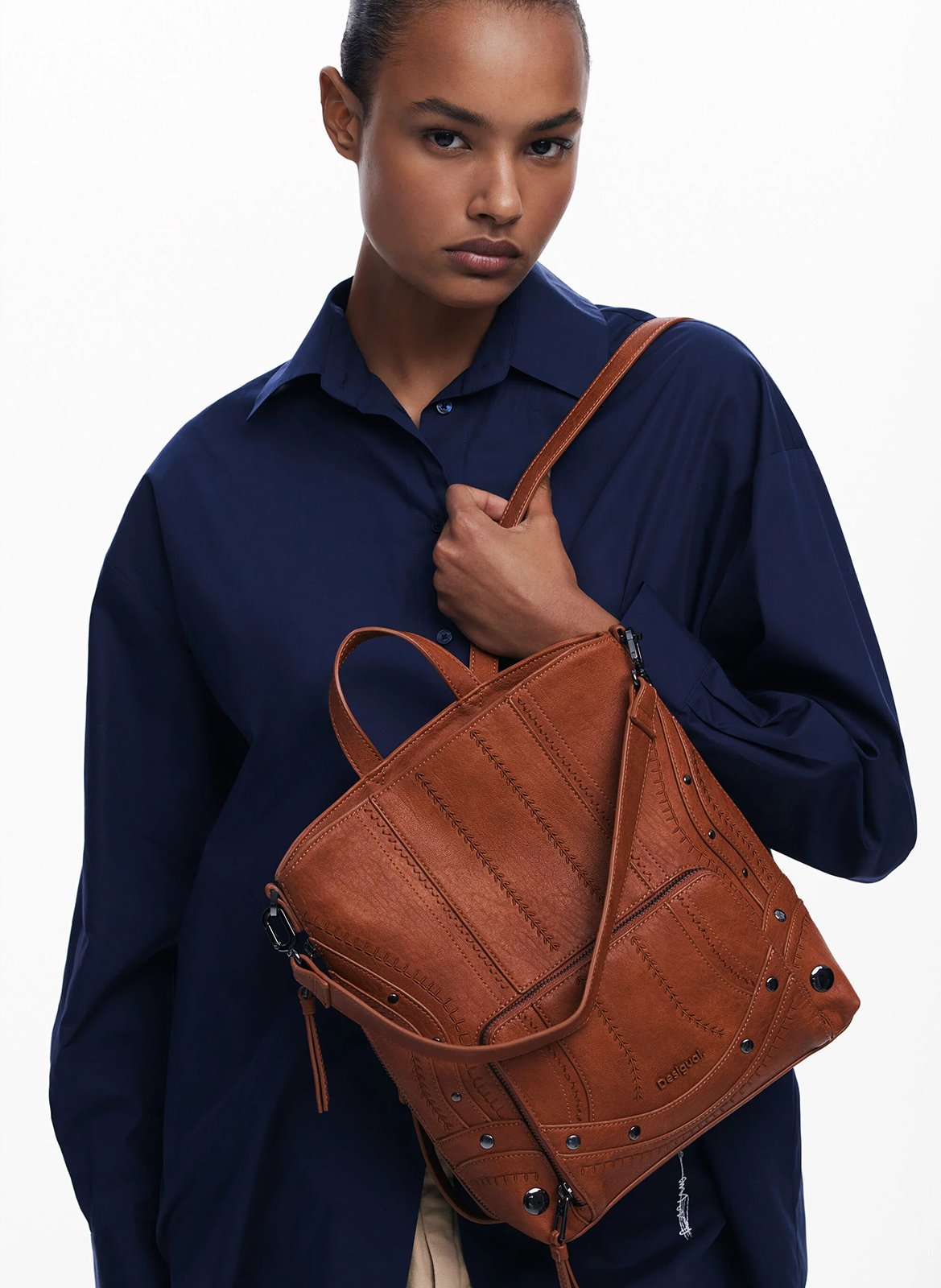 Sac à dos  DESIGUAL Marron