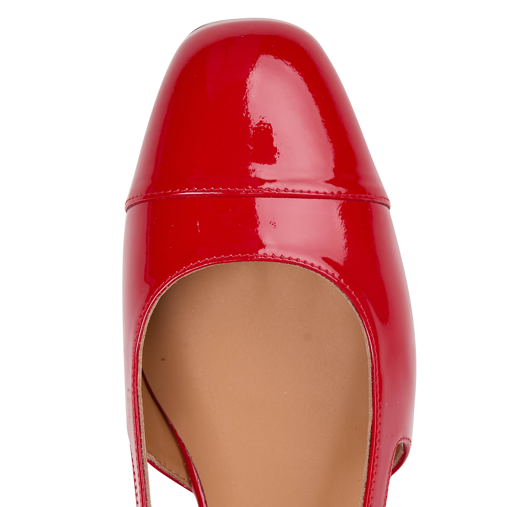 Patent leather slingbacks pumps BILLI BI Red