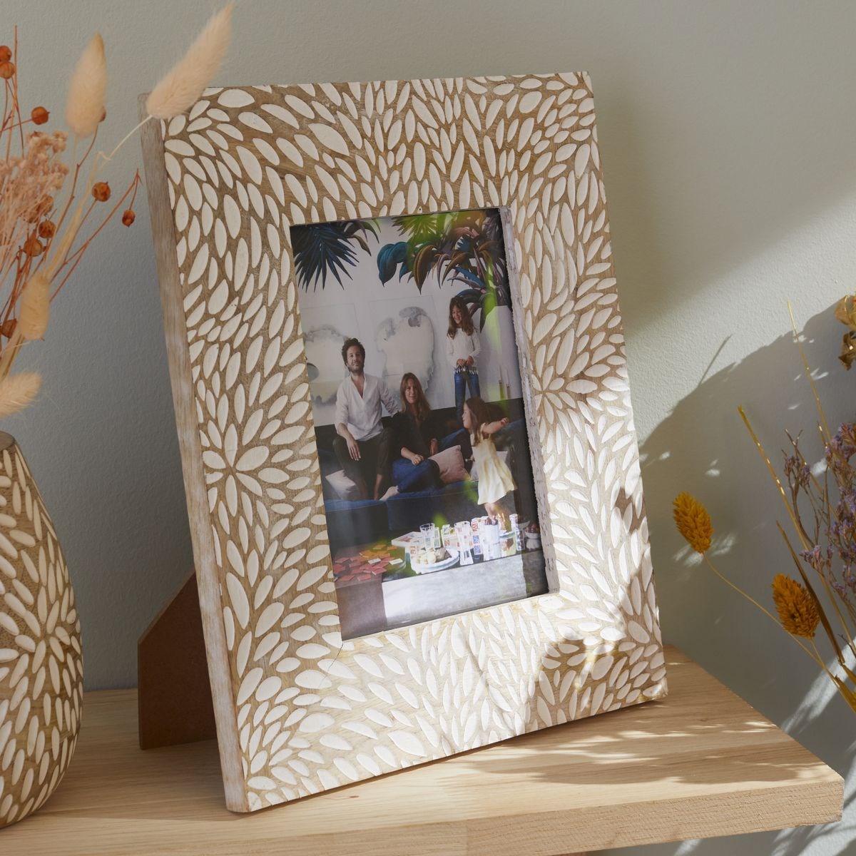 Wood photo frame FACTORY Beige