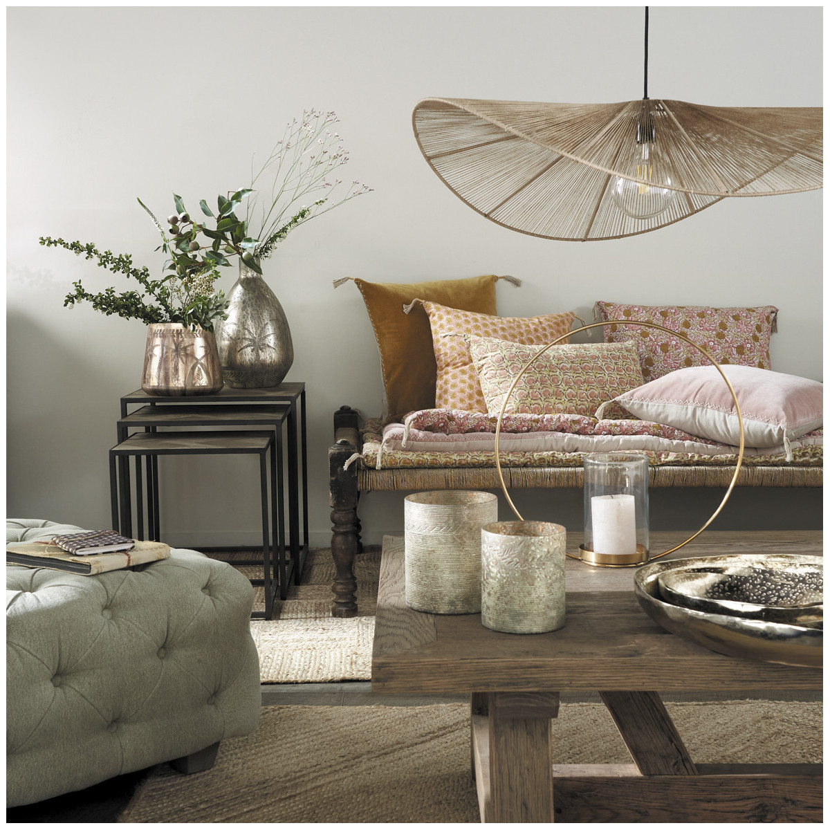 Candleholder BLANC D'IVOIRE Golden