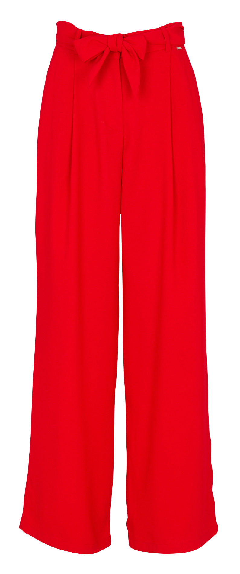 Azawood high-waisted wide-leg trousers IKKS Red