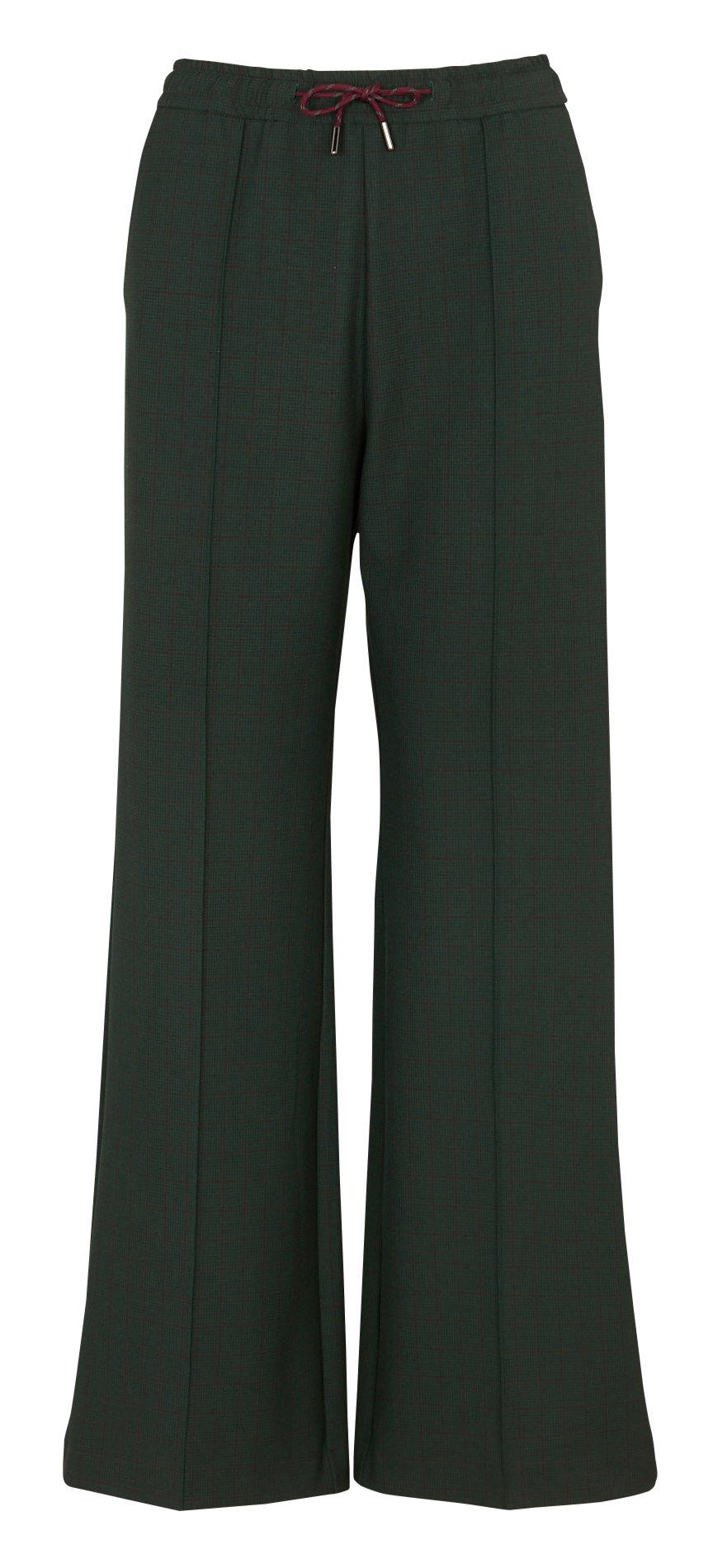 Pantalon large à carreaux I CODE Vert