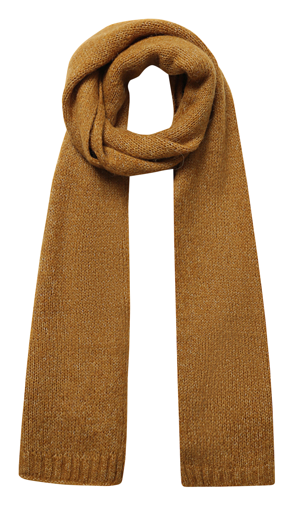 Wool and mohair scarf GRACE ET MILA Yellow