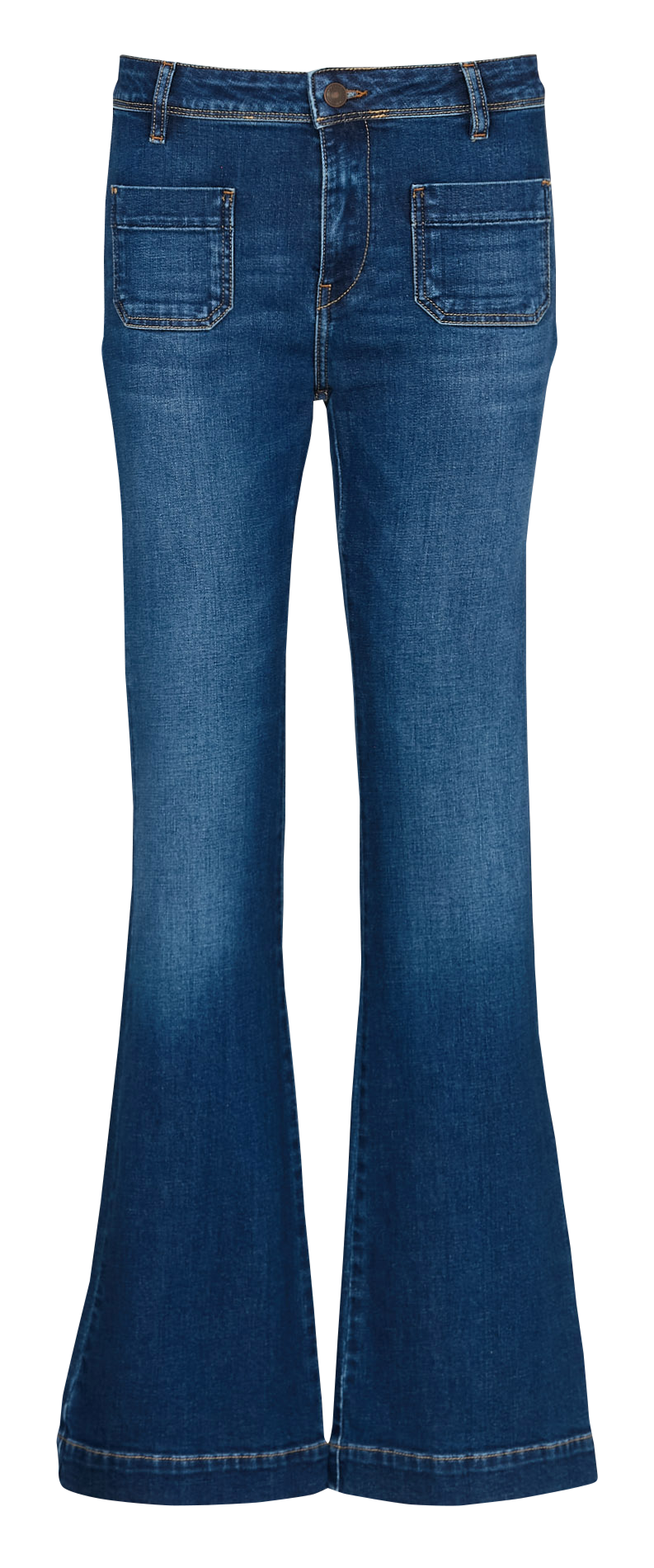 Bootcut-jeans | katoenblend ACQUAVERDE Blauw