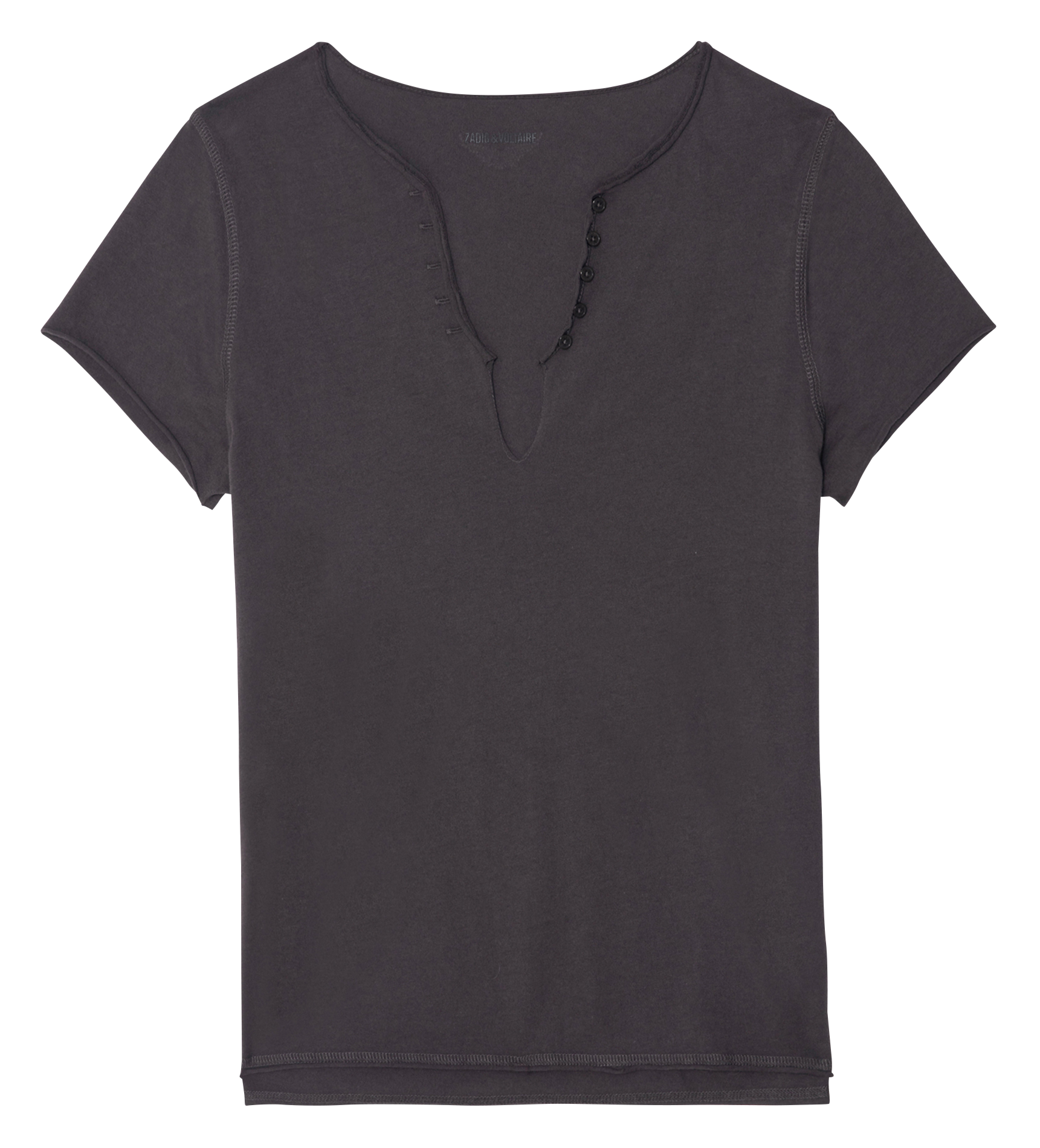 Tunisian organic cotton t-shirt TUNI Dark chocolate