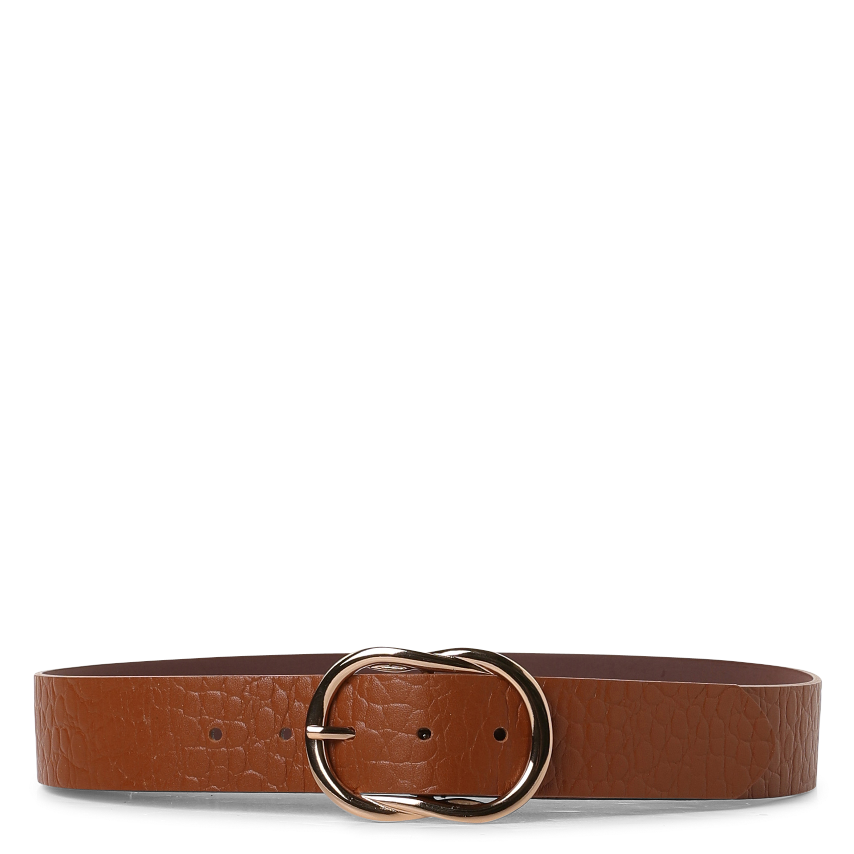 Ceinture en cuir LA FEE MARABOUTEE Marron