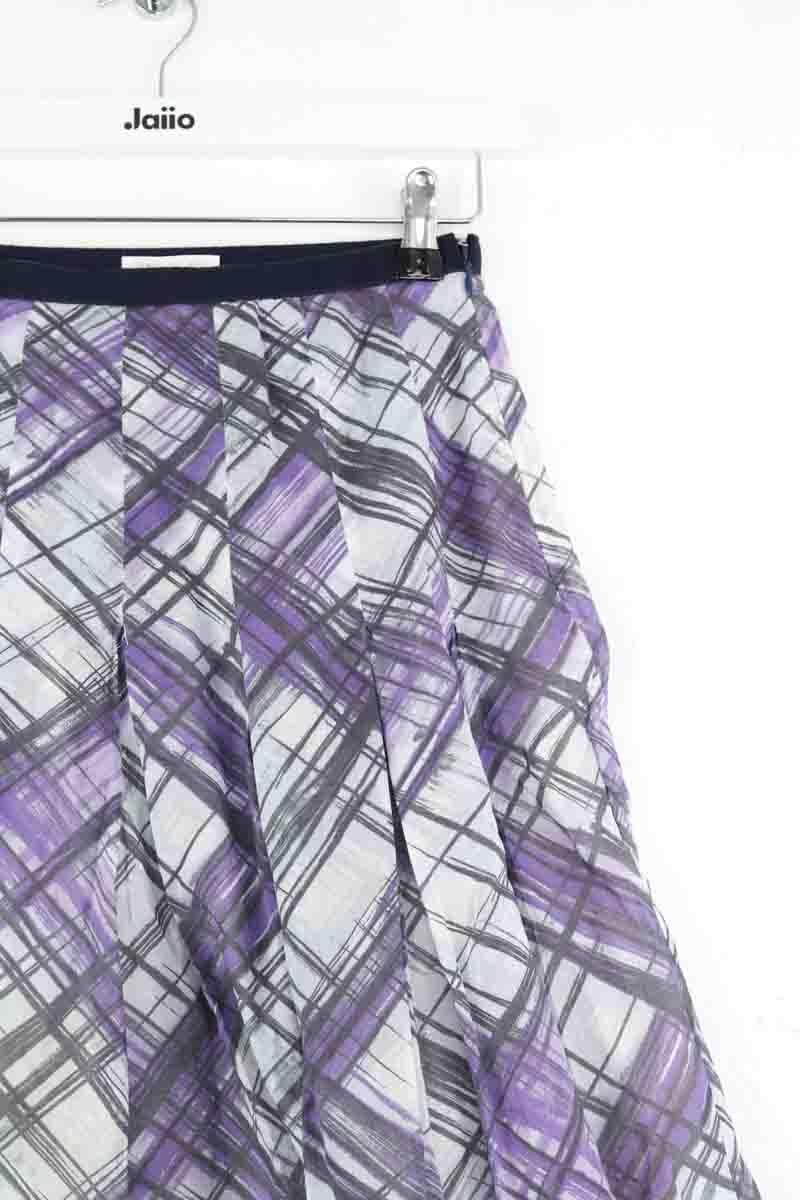 Cotton skirt Purple