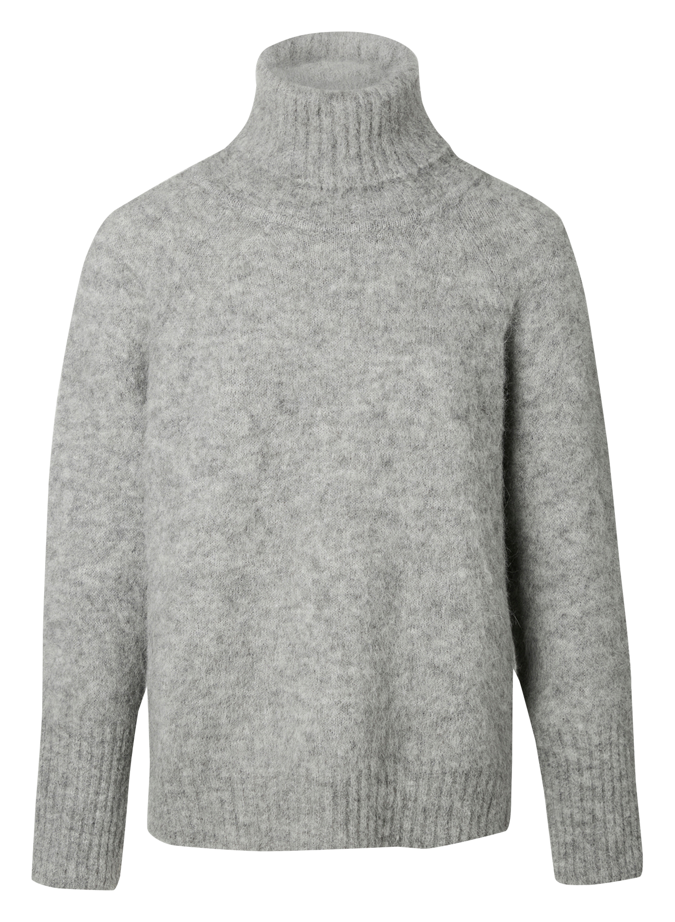 Ruimvallende coltrui | wolblend ZAPA Grijs