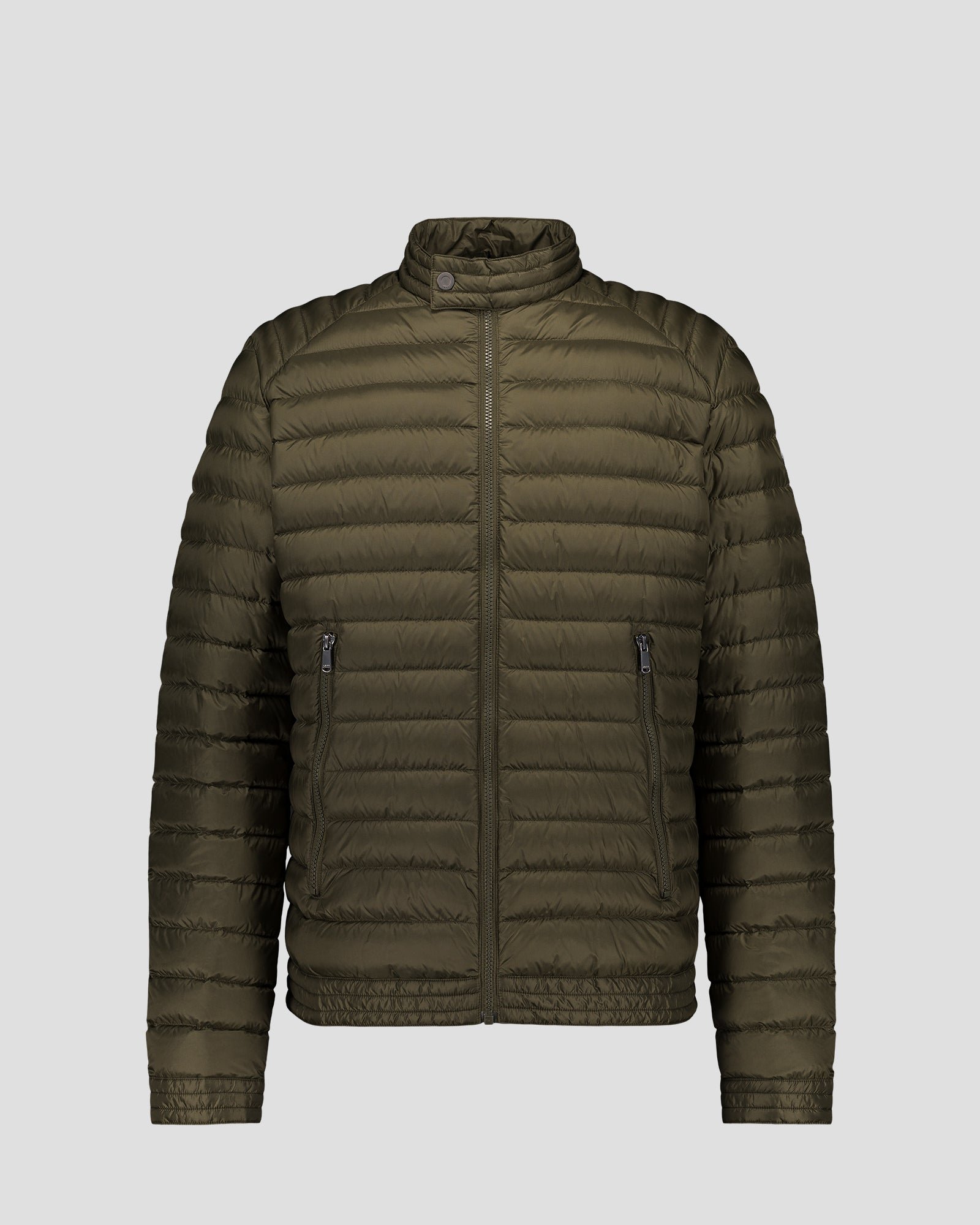 Bastien biker collar puffer jacket JOTT Green