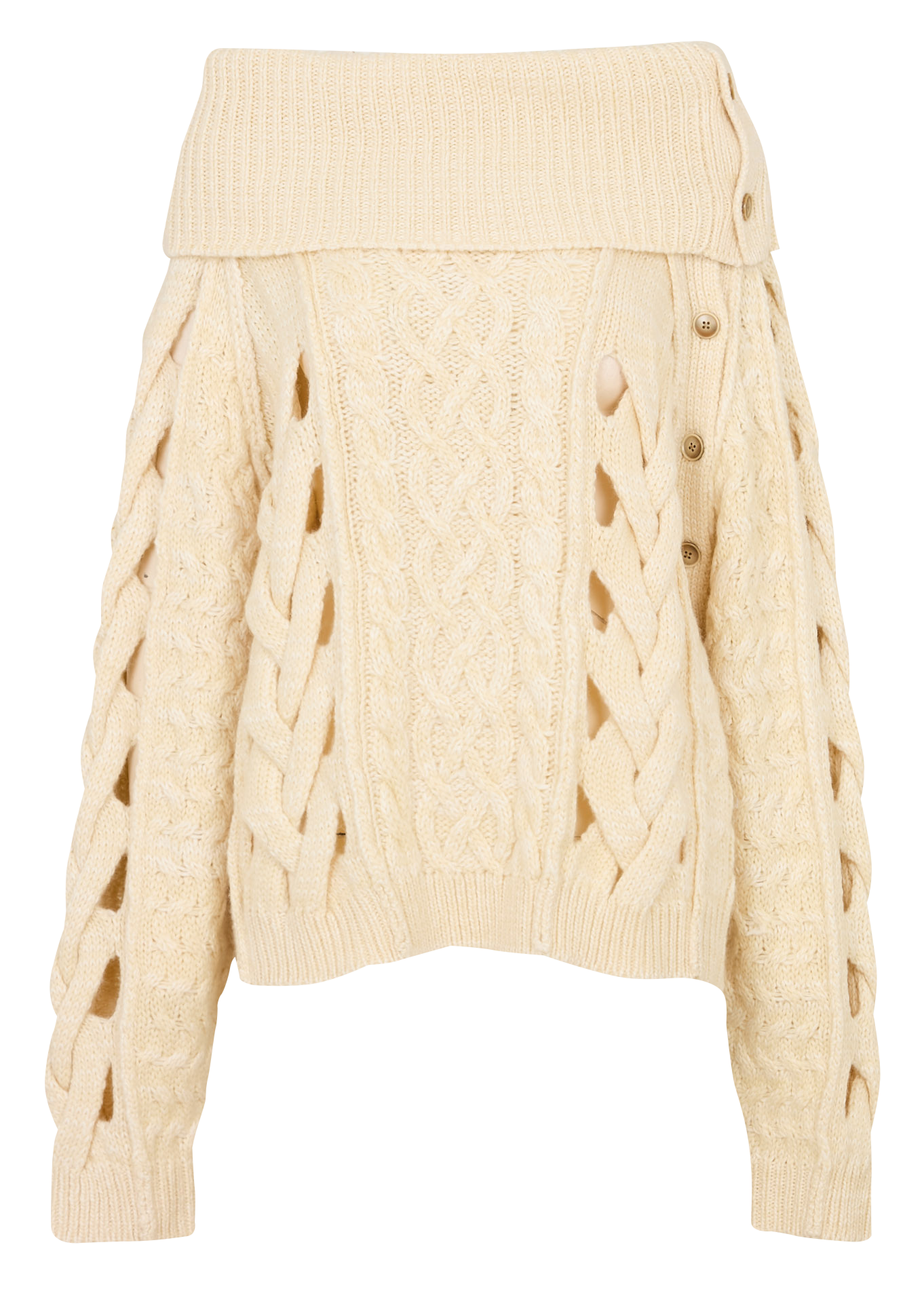 Pull oversize en maille MES DEMOISELLES Beige