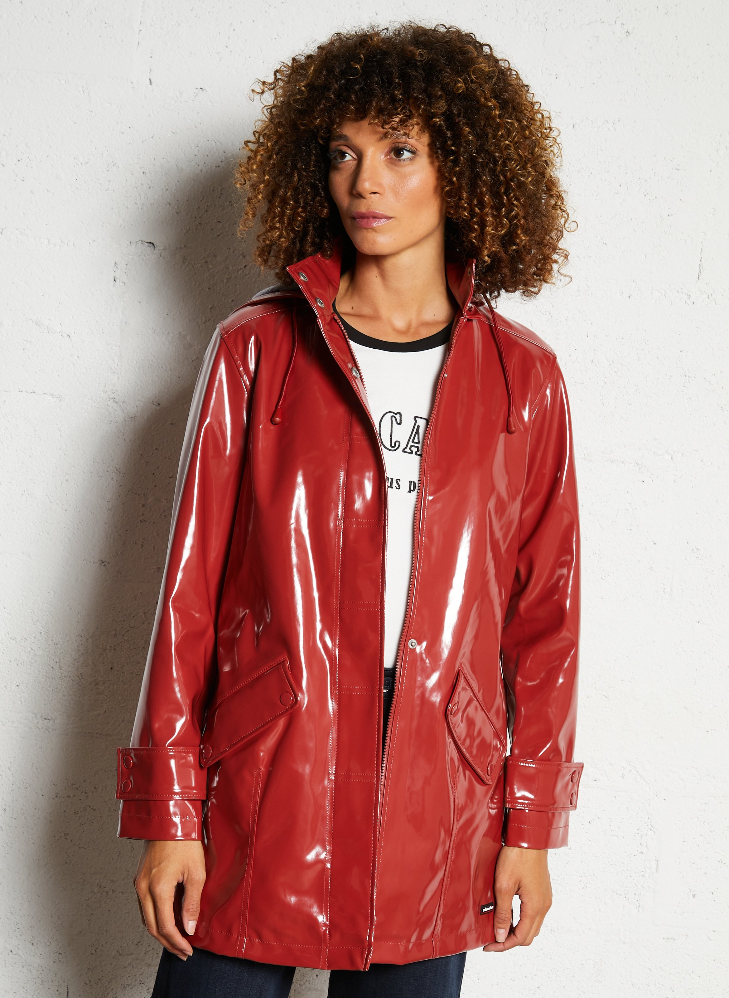 Imperméable à capuche vernis ARMOR LUX