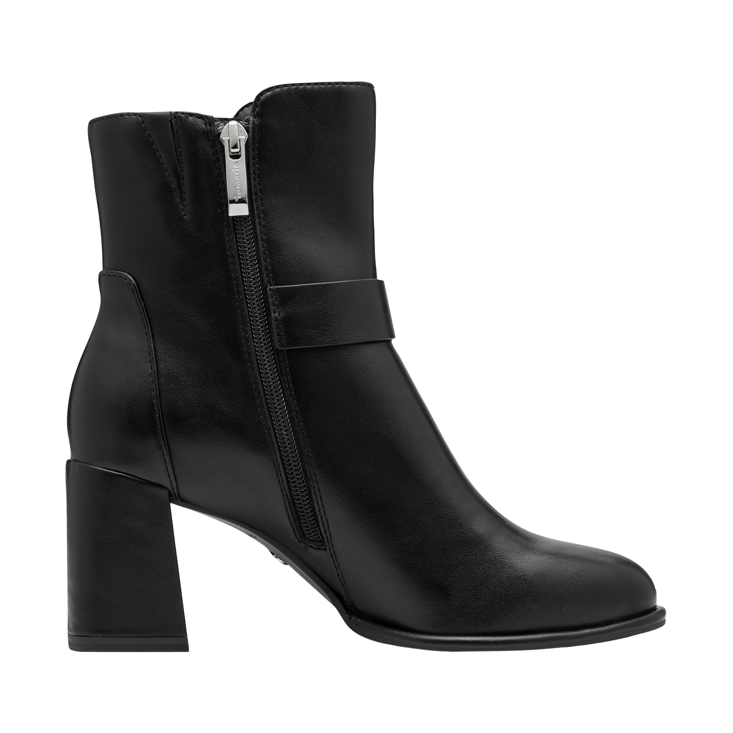 Zip-up ankle boots TAMARIS Black