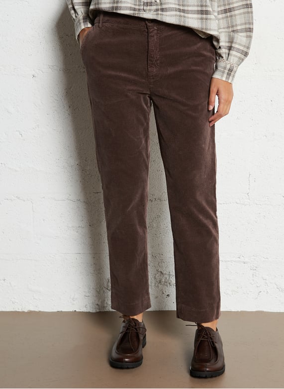 Corduroy carrot pants | Brown by HOD PARIS Corduroy carrot pants Brown