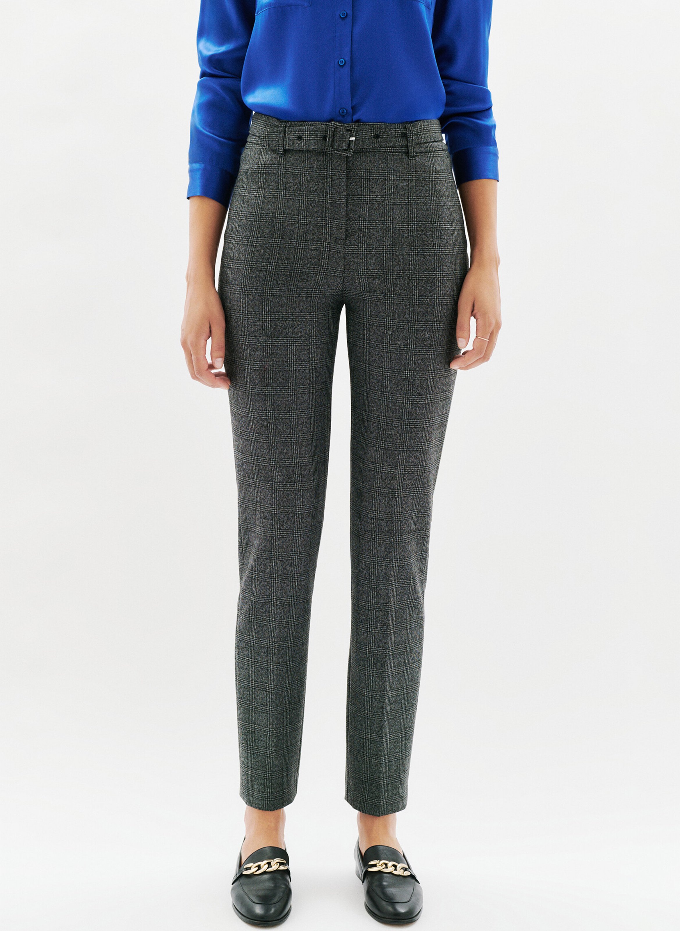 Carrot trousers CAROLL Grey