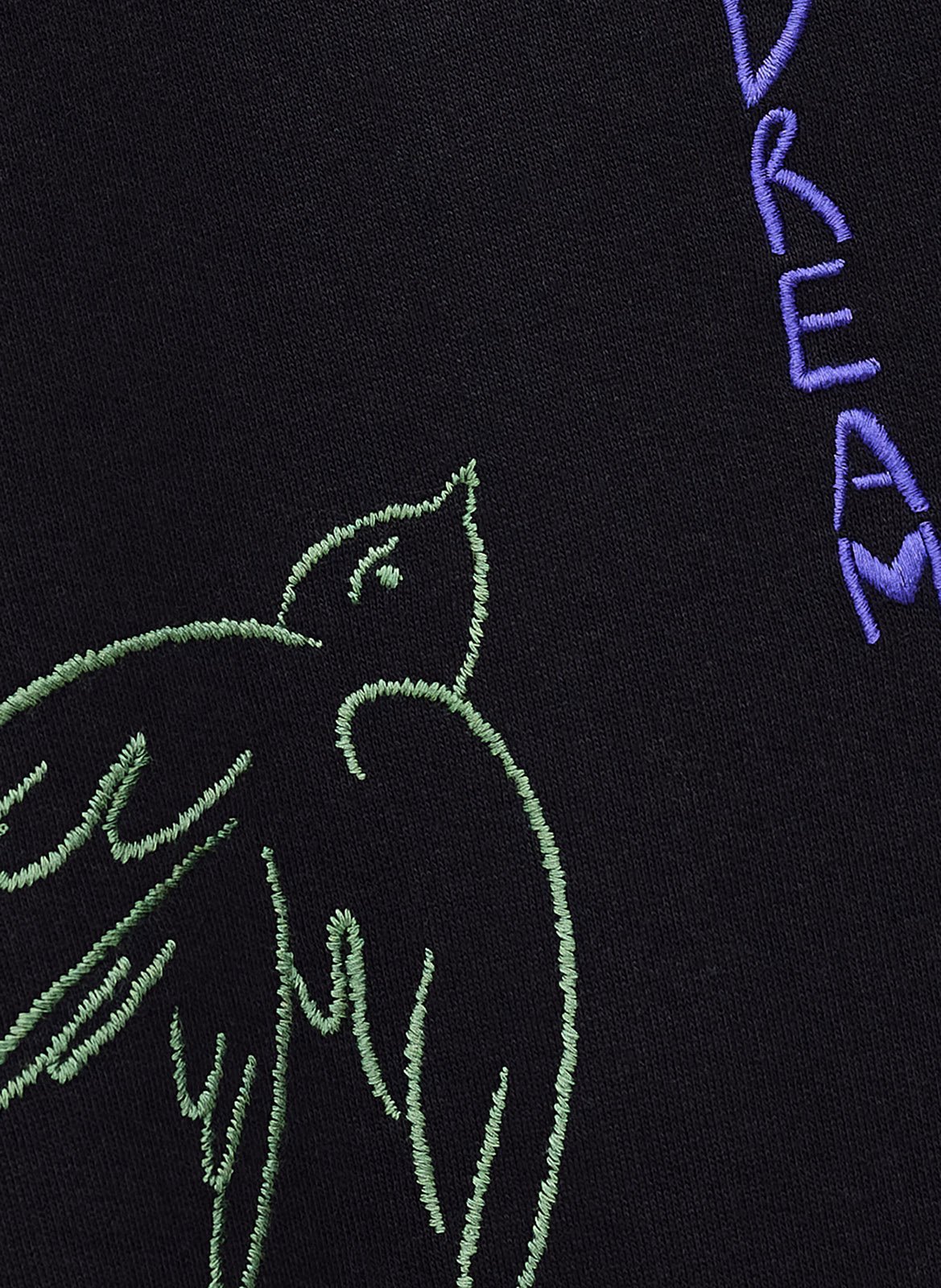 Sweat à capuche brodé BA&SH Noir