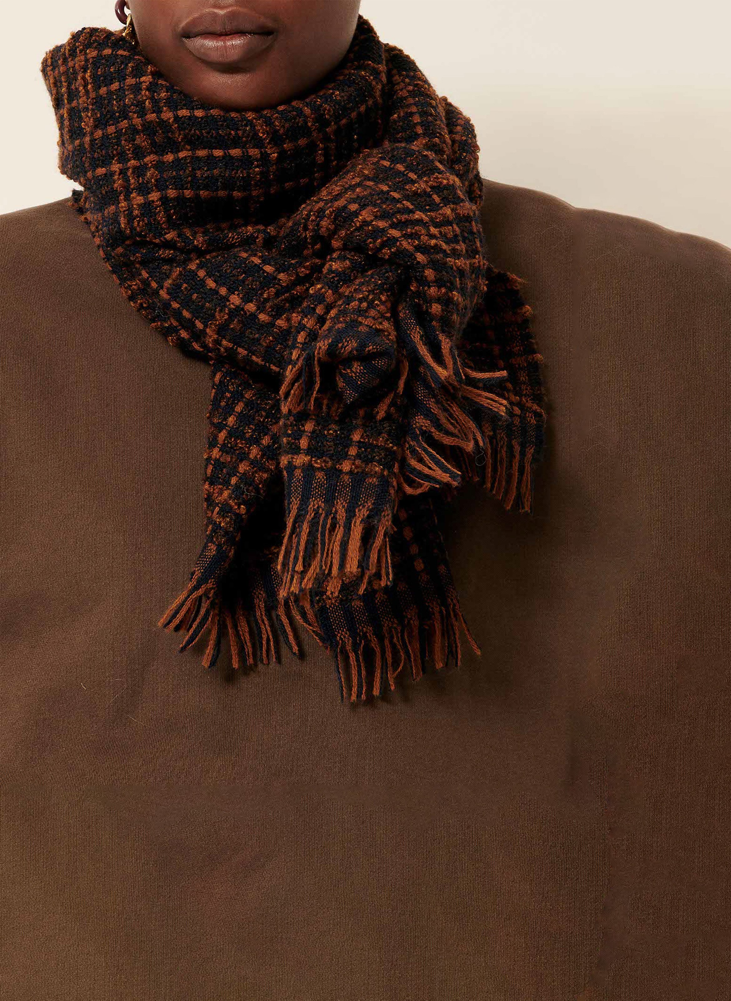 Wool and mohair scarf SESSUN Multicolored