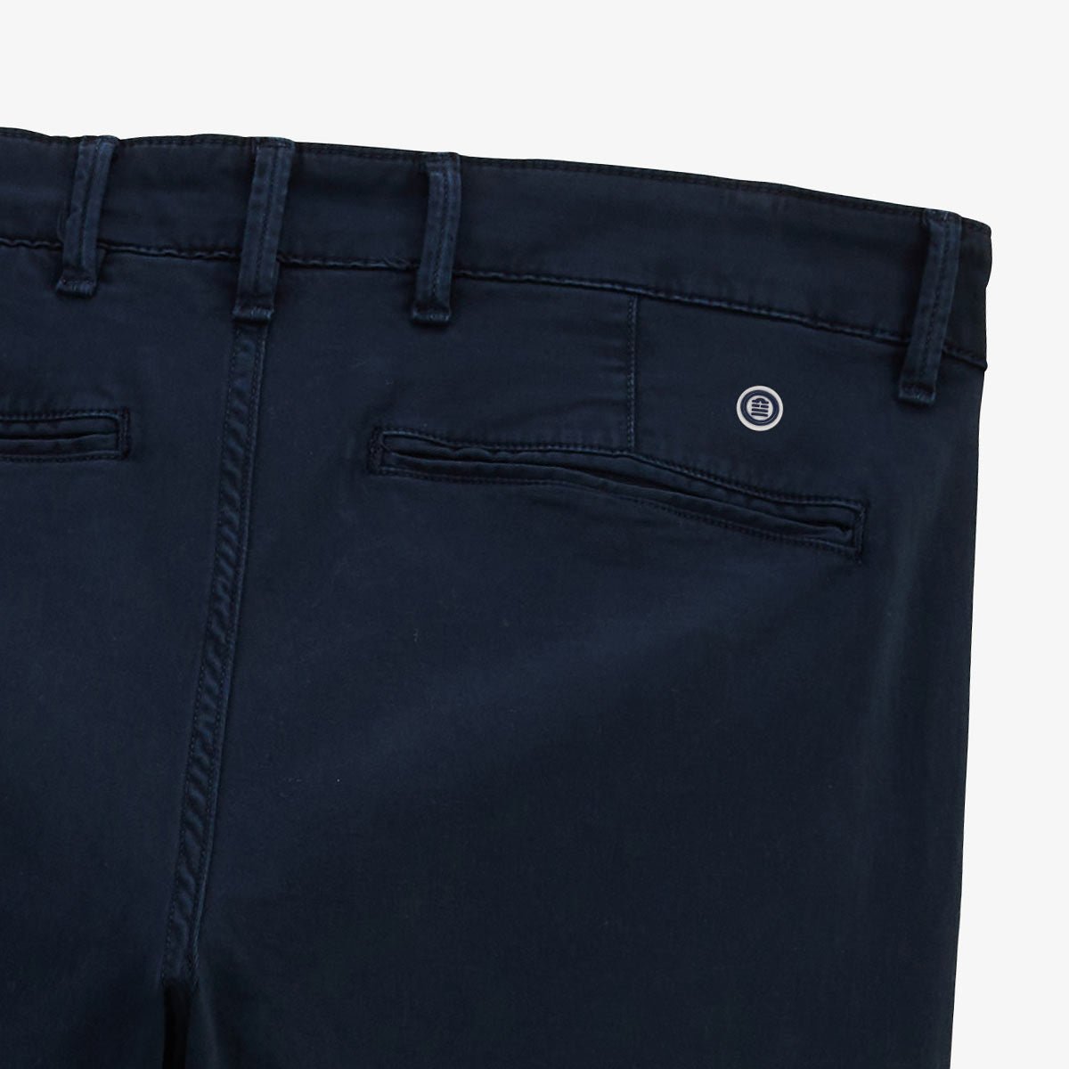Straight-cut chino trousers SERGE BLANCO Blue