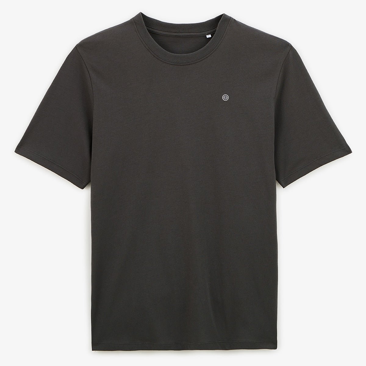 Round neck cotton T-shirt with back print SERGE BLANCO Grey