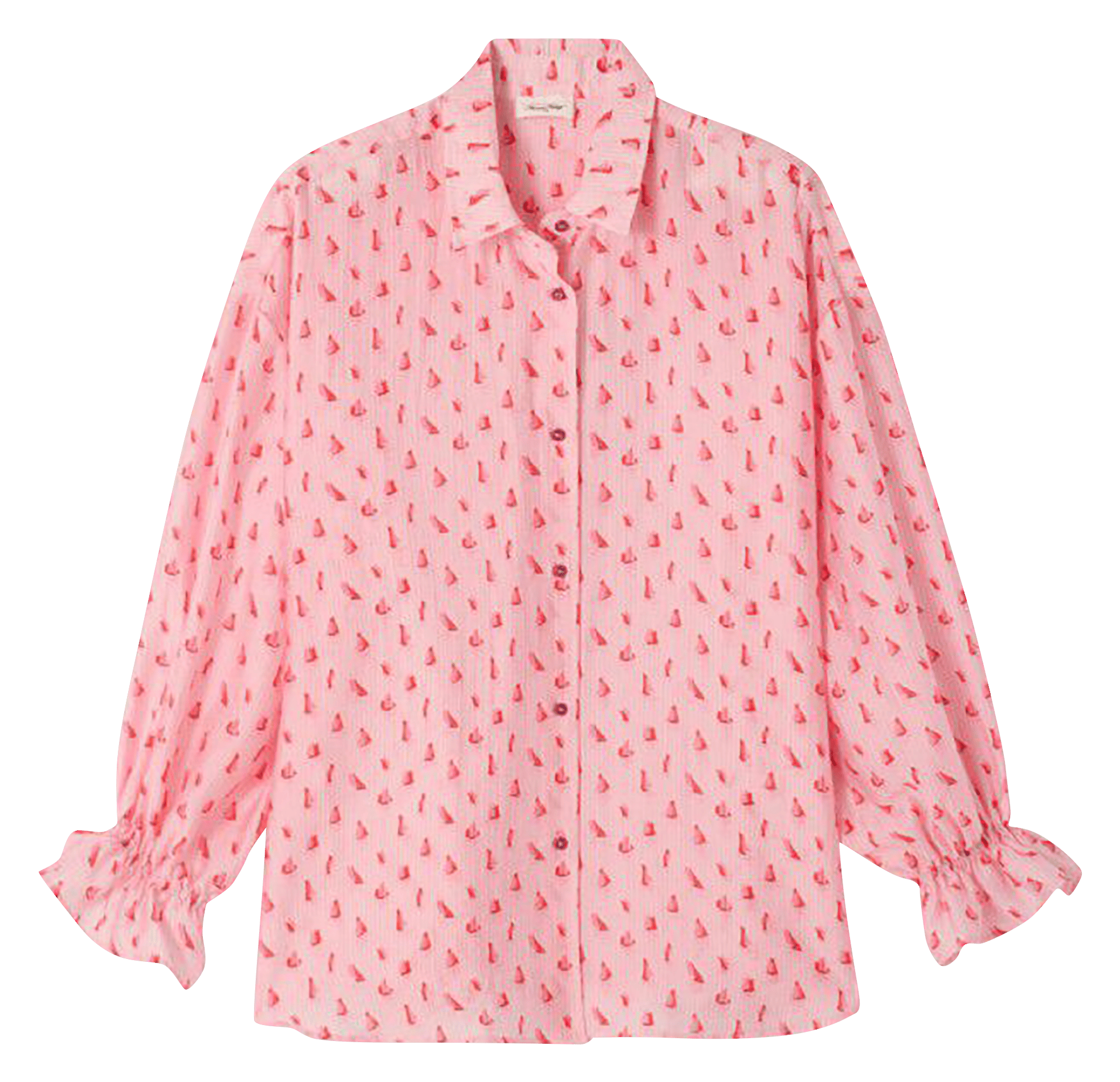 Chemise ample à rayures AMERICAN VINTAGE Rose