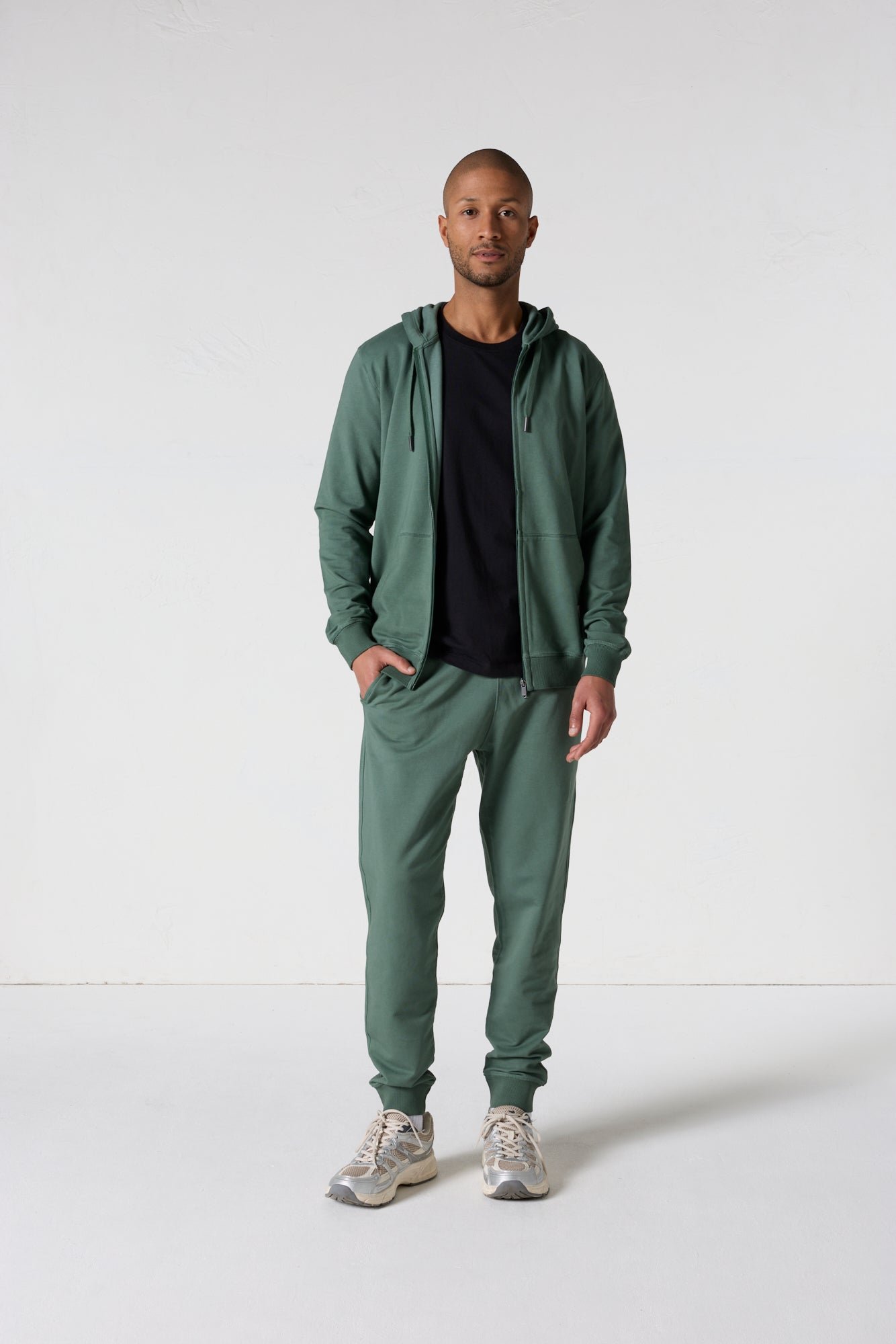 Veste zippée à capuche edgar JOTT Vert