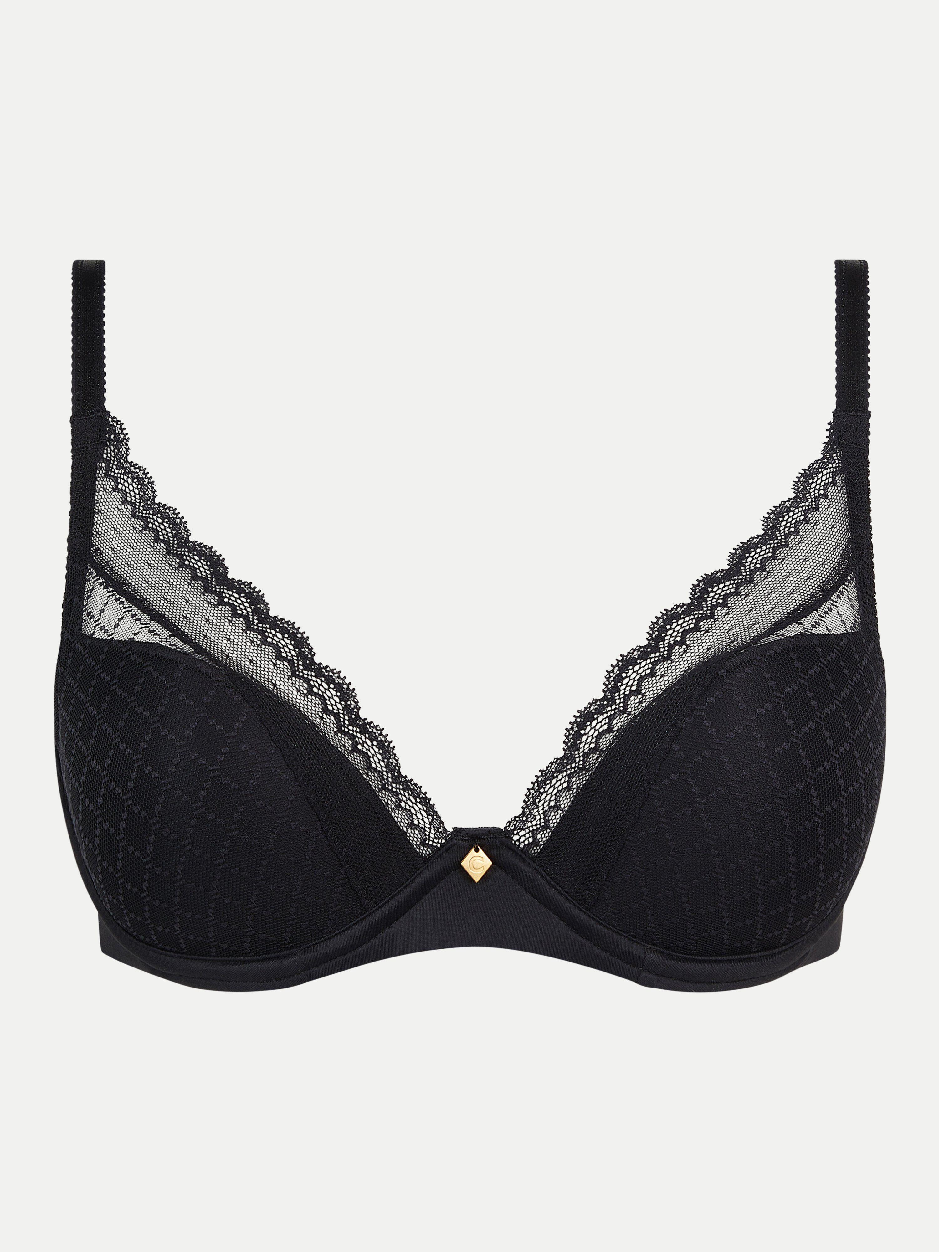 Plunge cup bra CHANTELLE Black