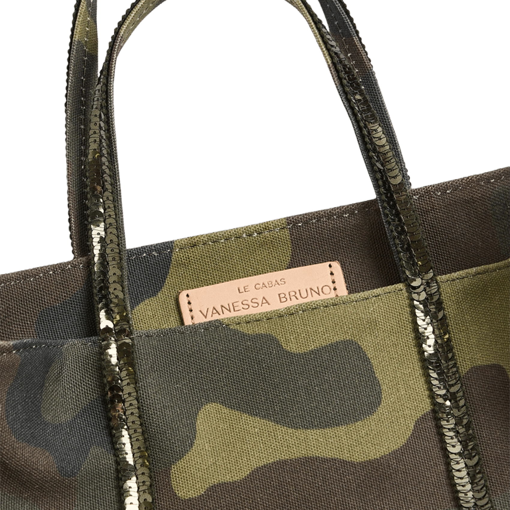 Leger met militair patroon VANESSA BRUNO Groen