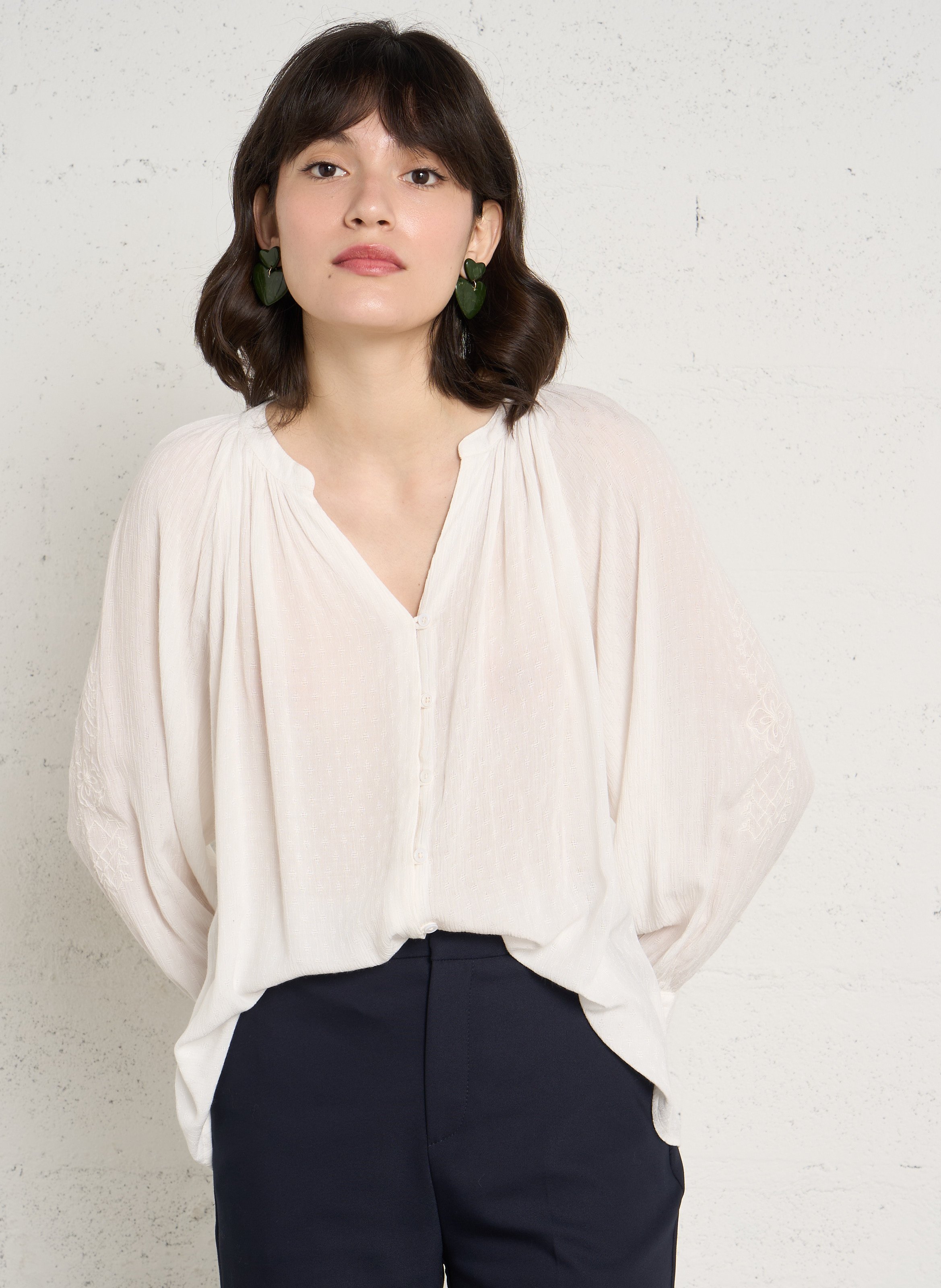 Blouse ample manches longues  LA PETITE ETOILE