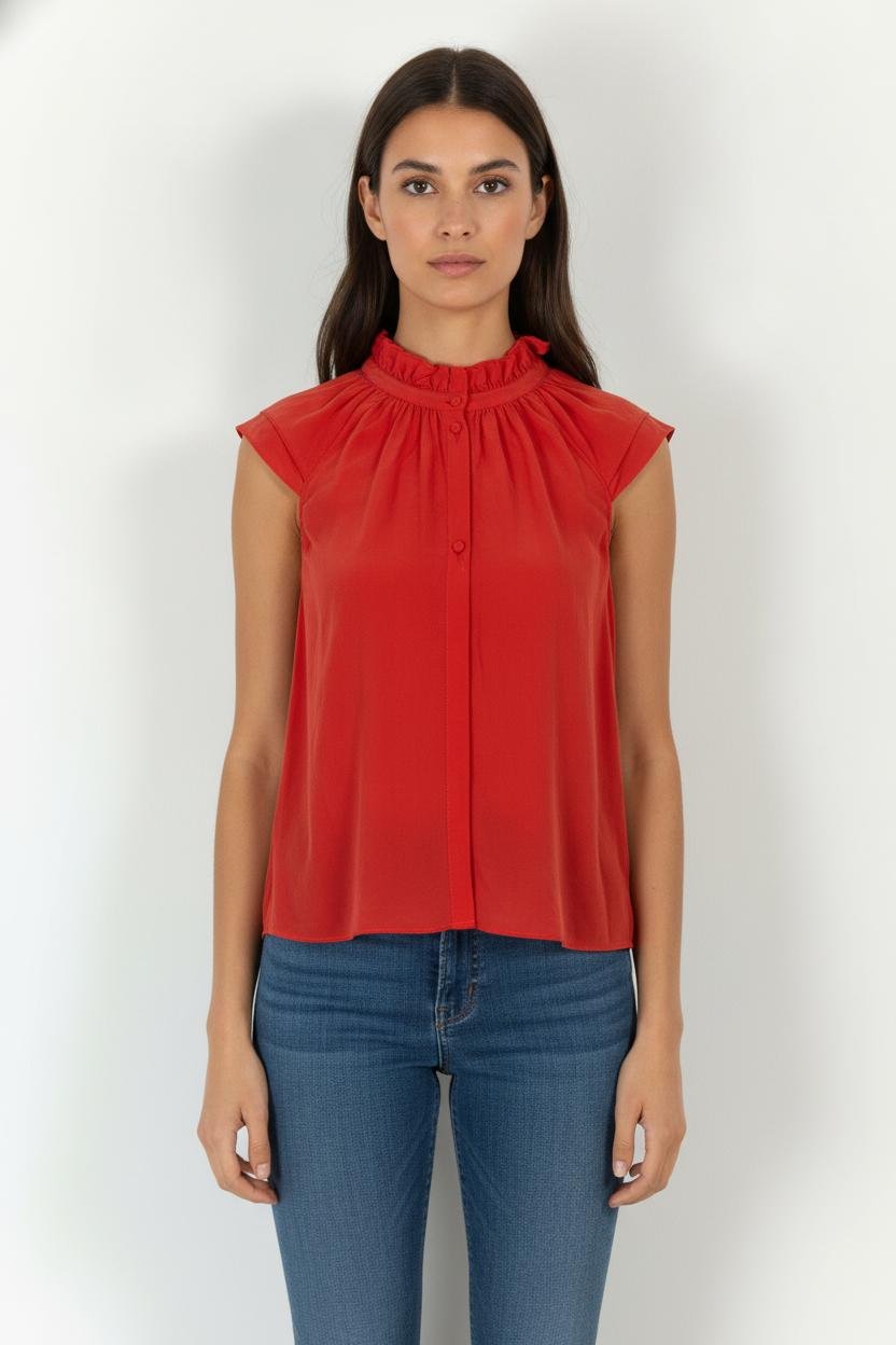 Blouse SEZANE - Seconde main Rouge