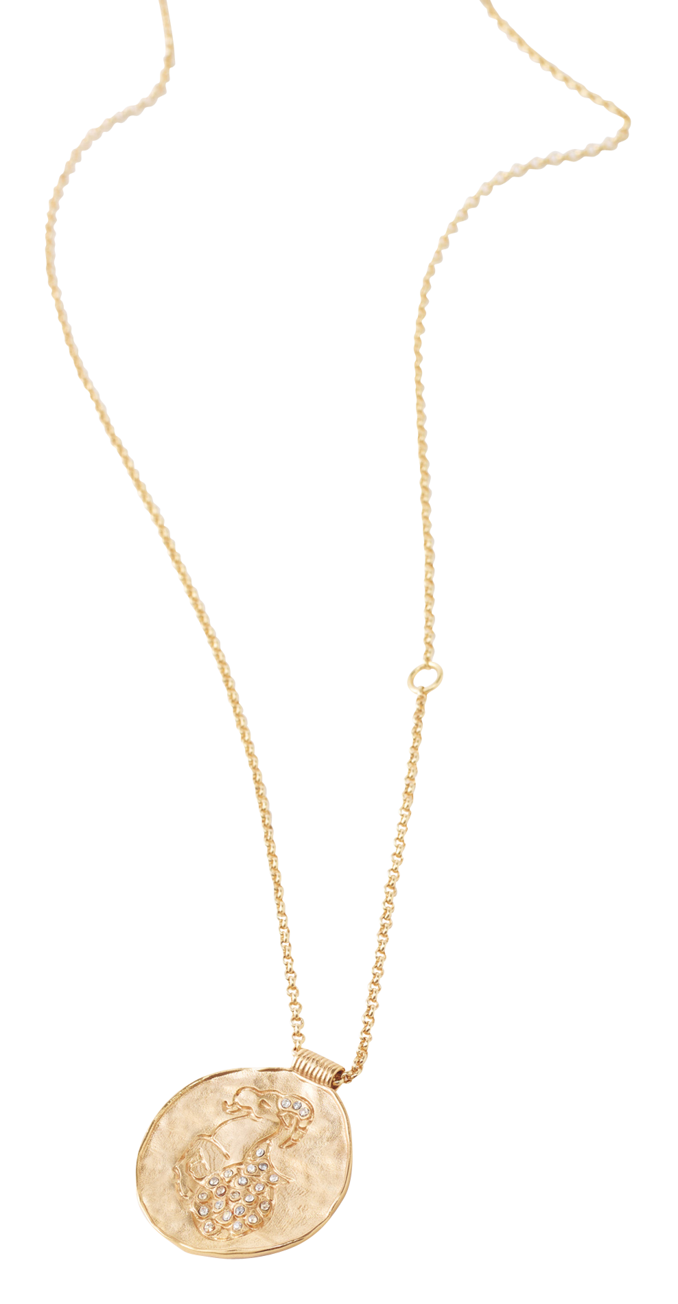 Halssnoer met medaillon met sterrenbeeld MAJE Goudkleurig