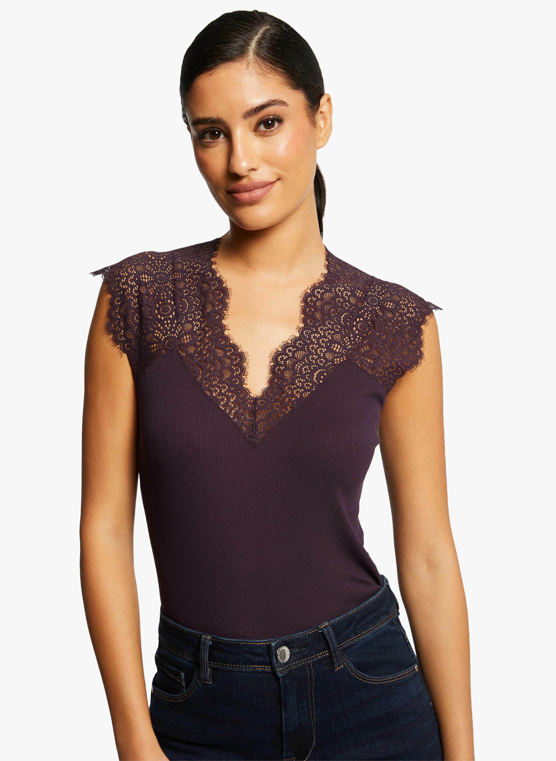 Tank Top With Wide Straps Prune Women Place des Tendances