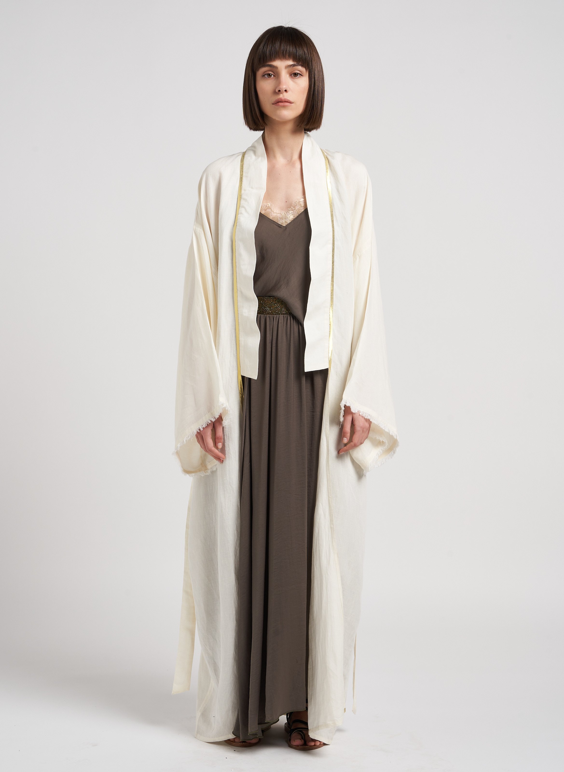 Lange hot sale kimono abaya