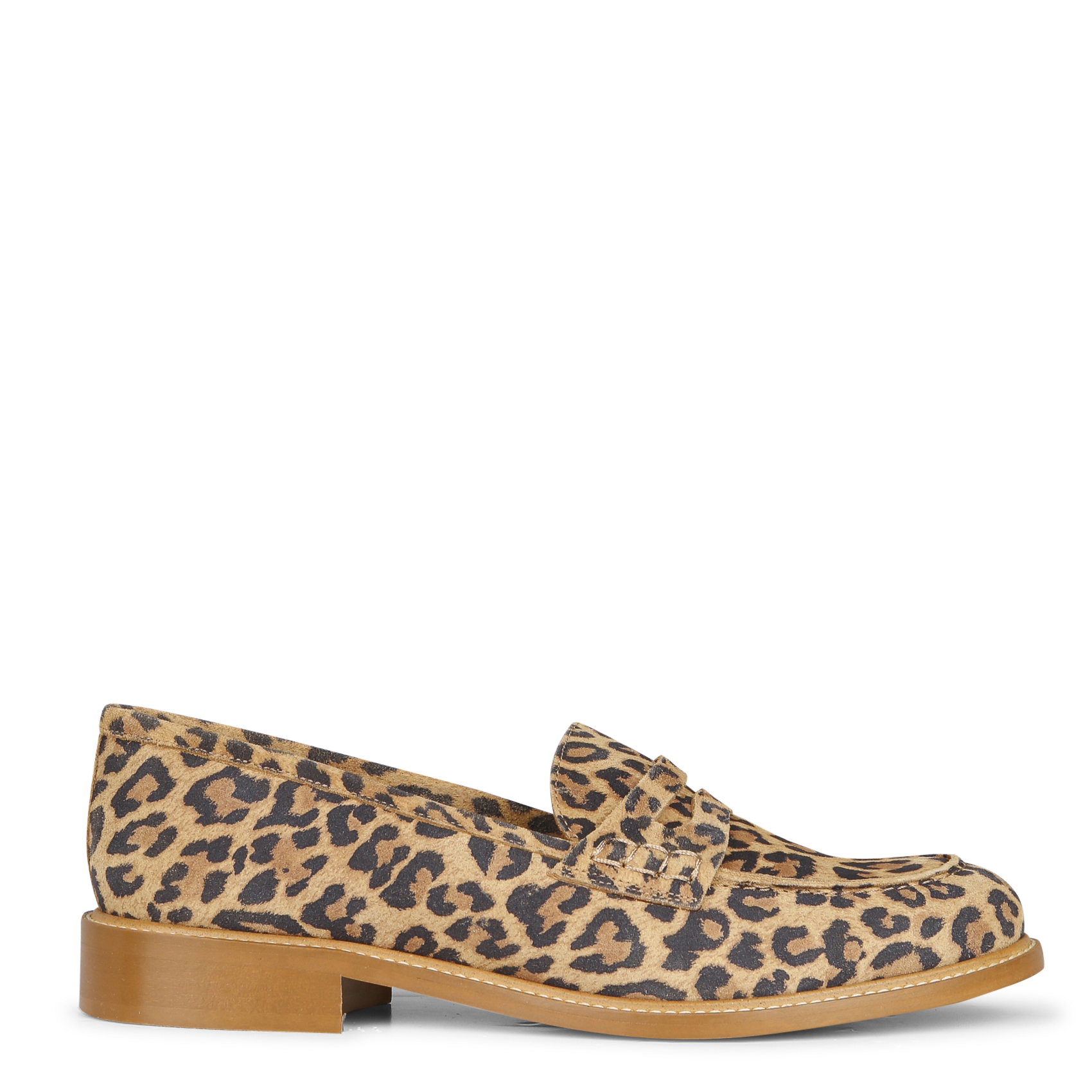 Mocassins léopard en cuir velours MELLOW YELLOW Multicolore