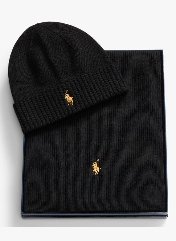 Wool hat and scarf set ONE SIZE - Main Image