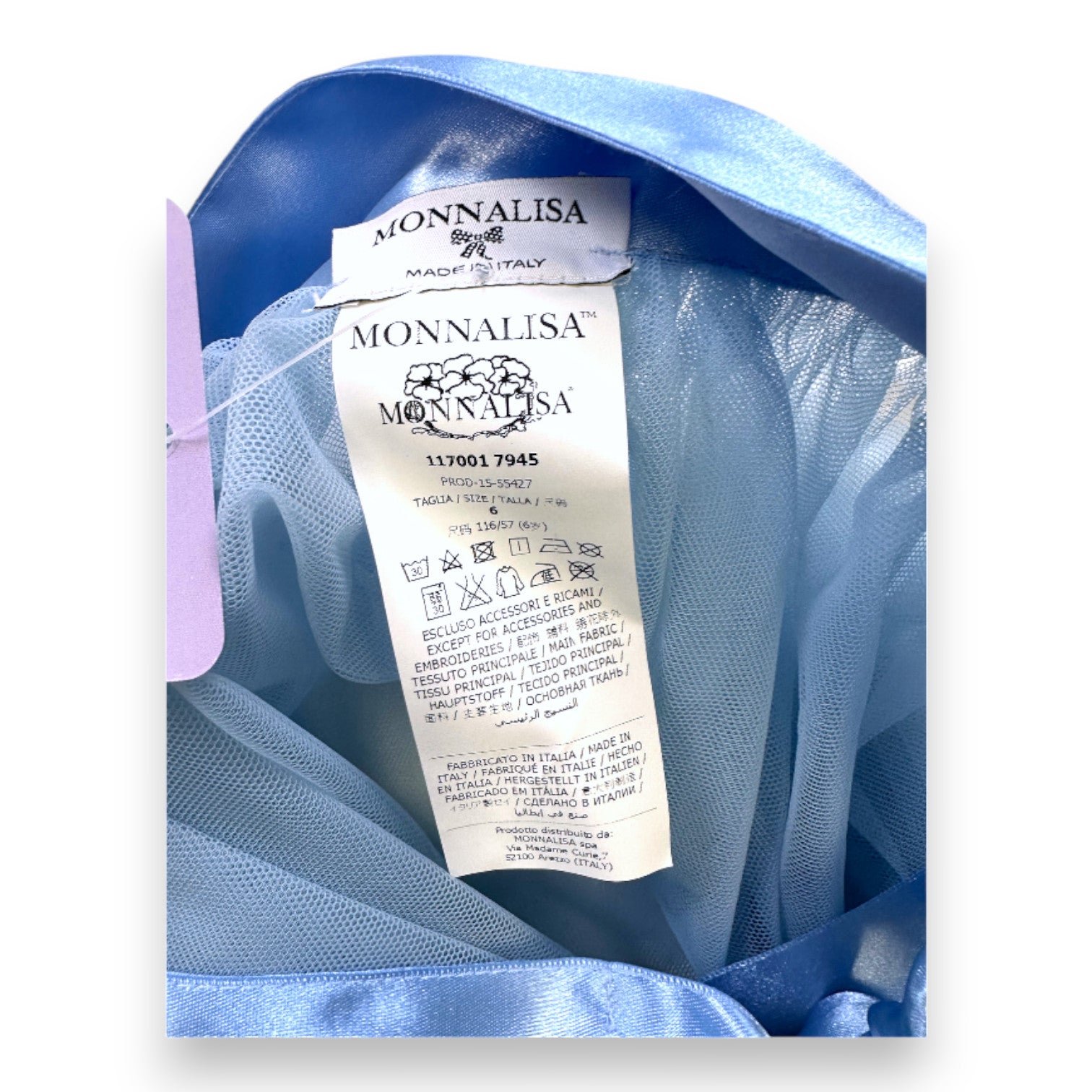 Blue children's skirt - 6 years MONNALISA - Seconde main Blue