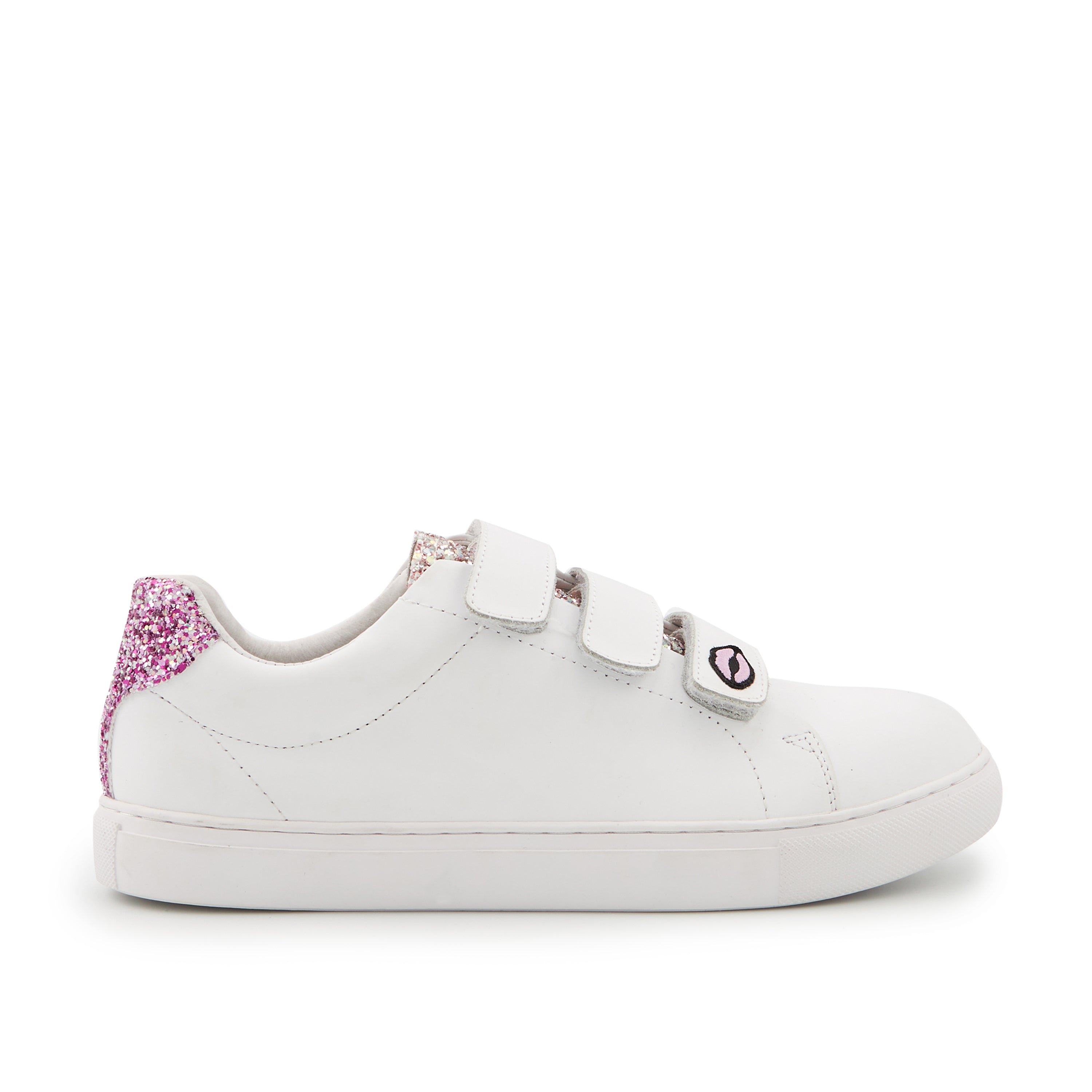 Jimmy leather sneakers BONS BAISERS PARIS White