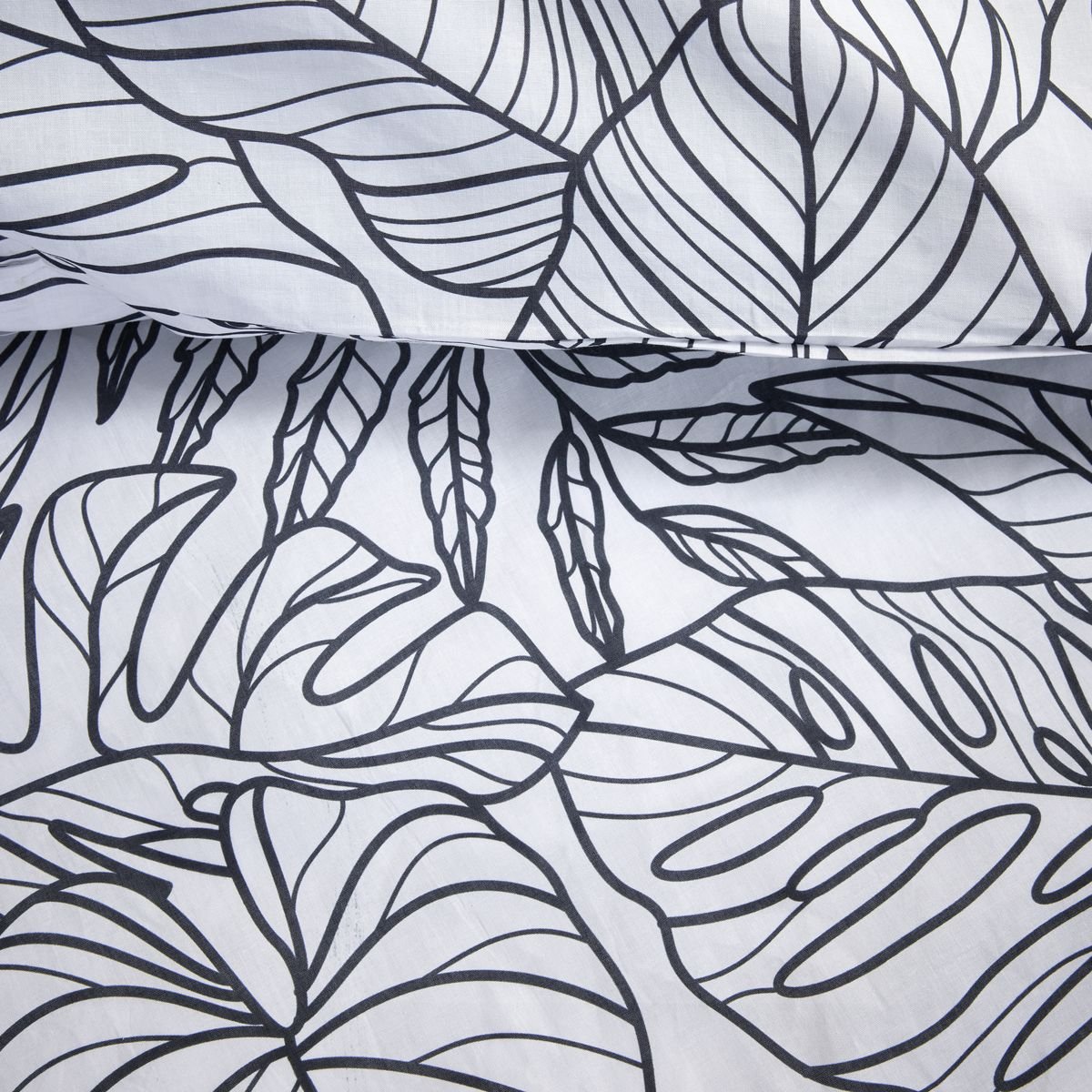 Printed cotton bed set TODAY LINGE DE MAISON White