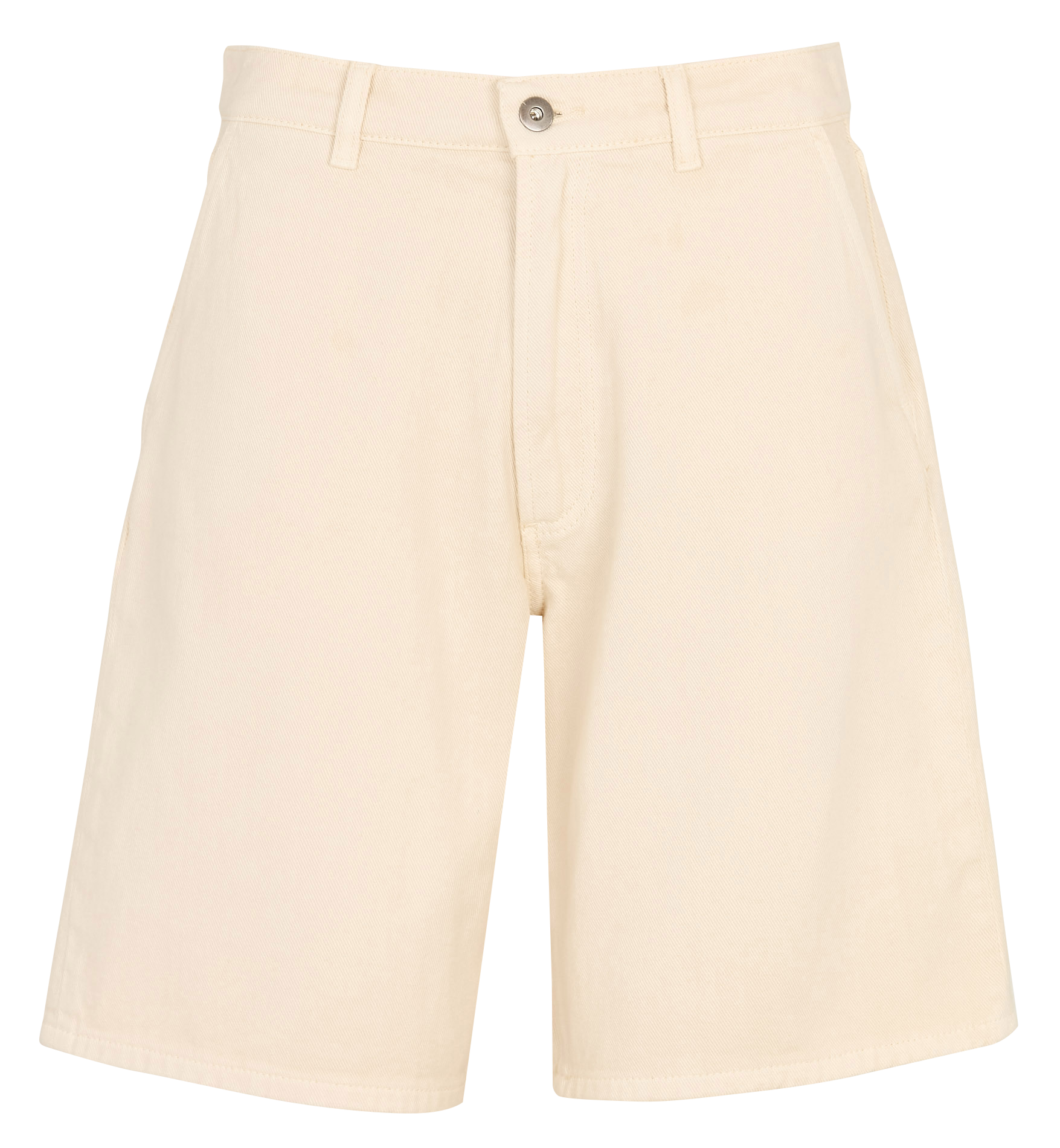 Large cotton denim Bermuda shorts BELLEPIECE Beige