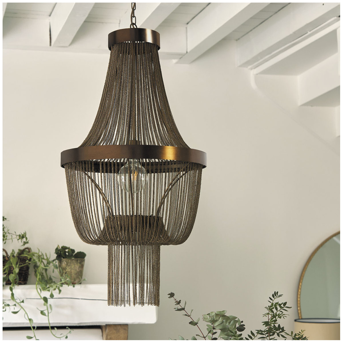Ceiling light BLANC D'IVOIRE Brown