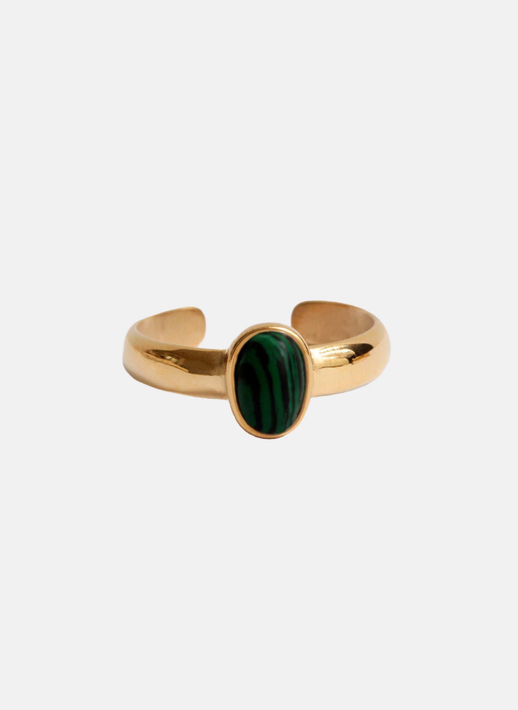 Thin ring falva AEC Paris Green