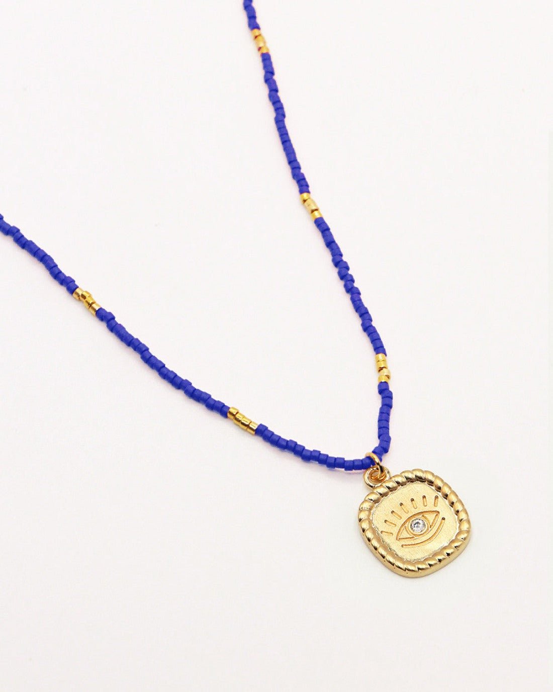 Miyuki eye necklace NILAI Golden