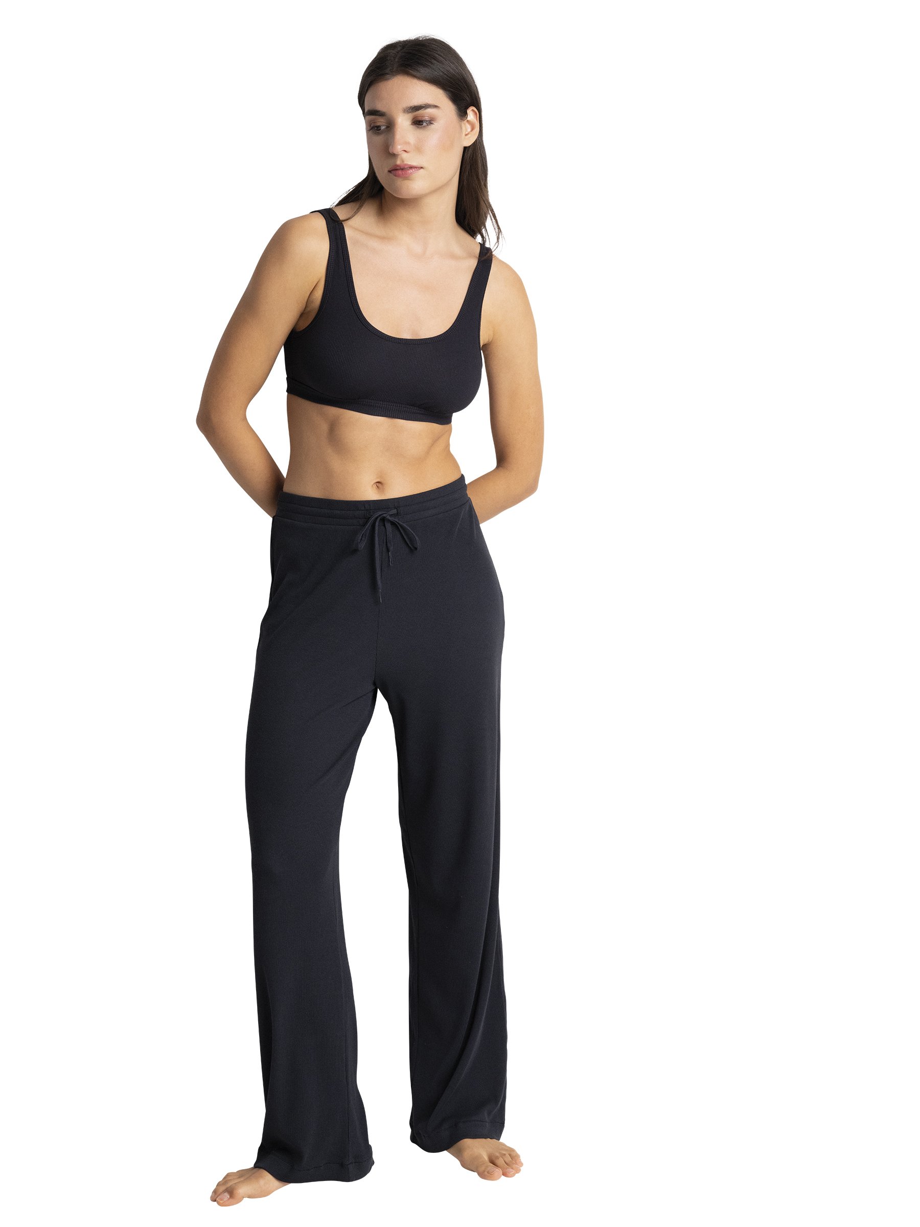 Long pajama bottoms PASSIONATA Black