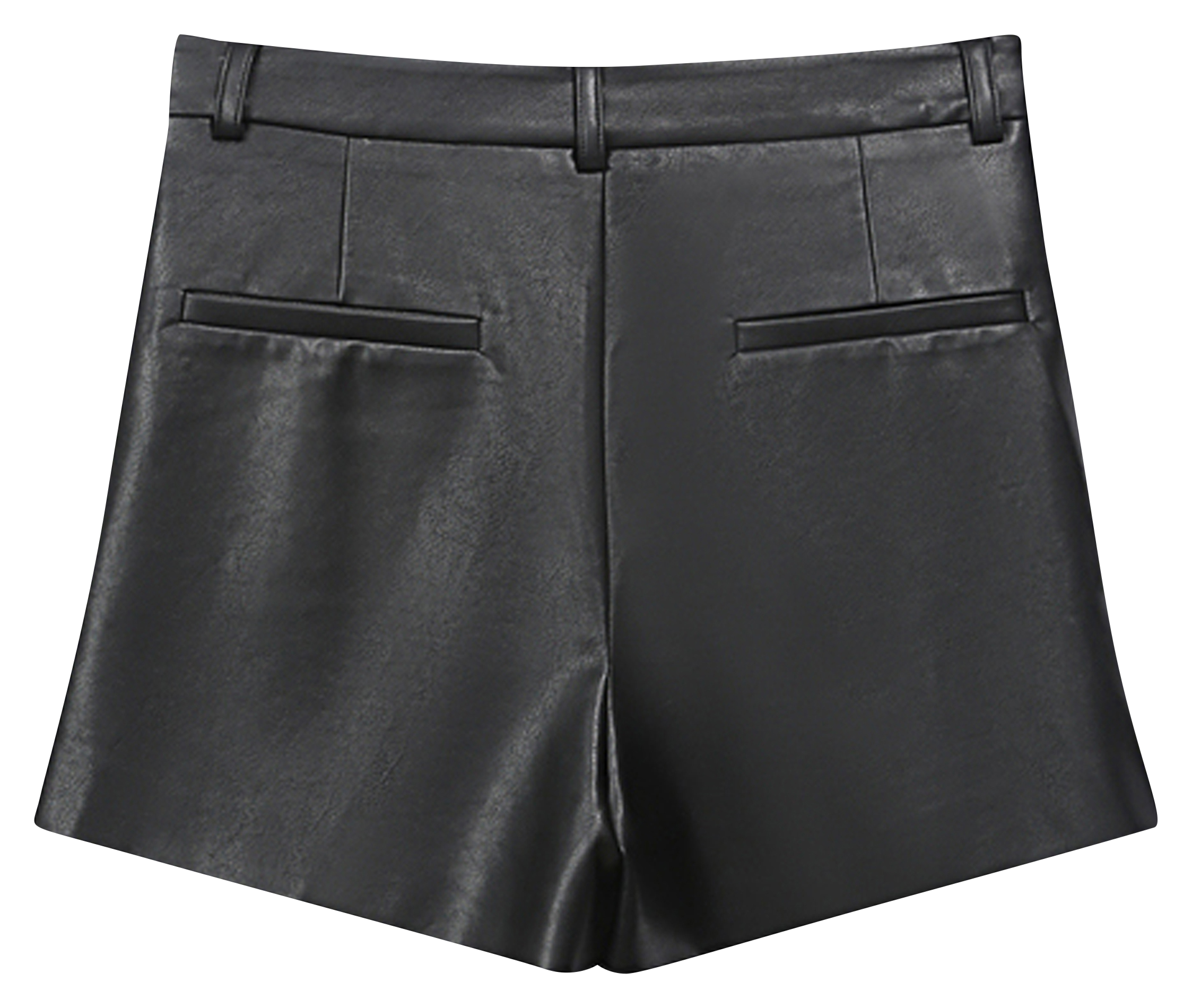 Short droit effet cuir GRACE ET MILA Noir