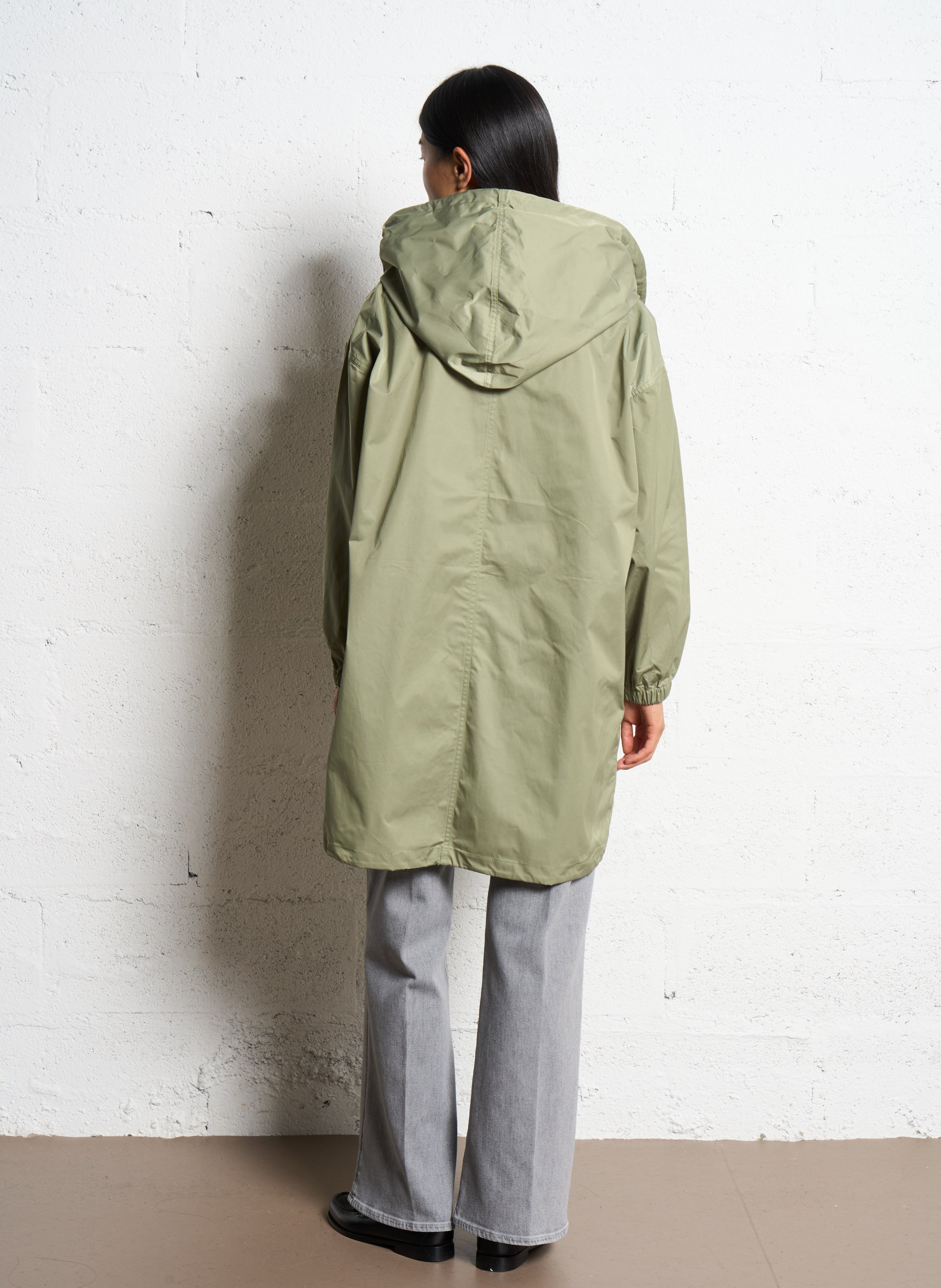 Weiter Kapuzenparka BELLEROSE Grun