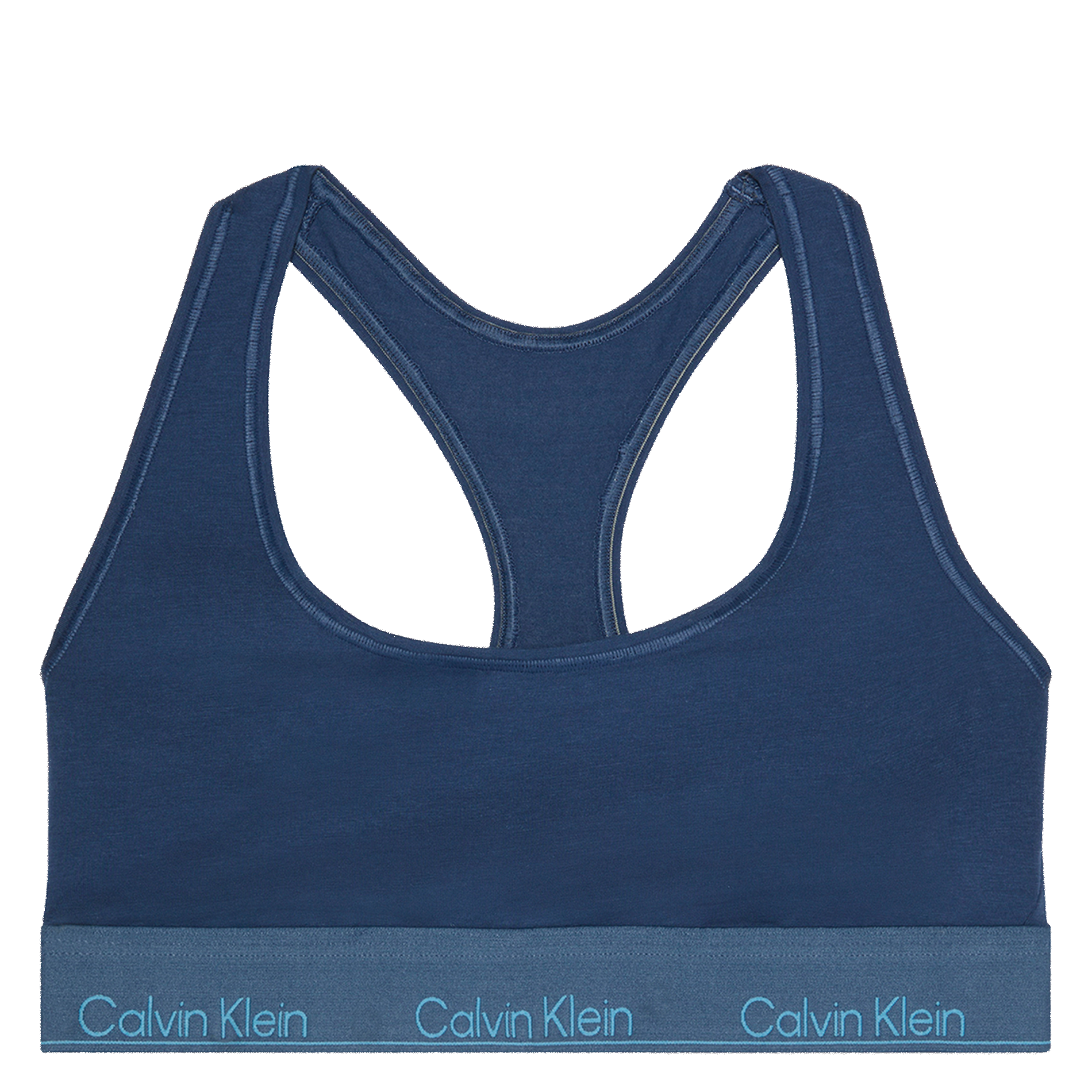 Brassière en coton mélangé CALVIN KLEIN UNDERWEAR Bleu