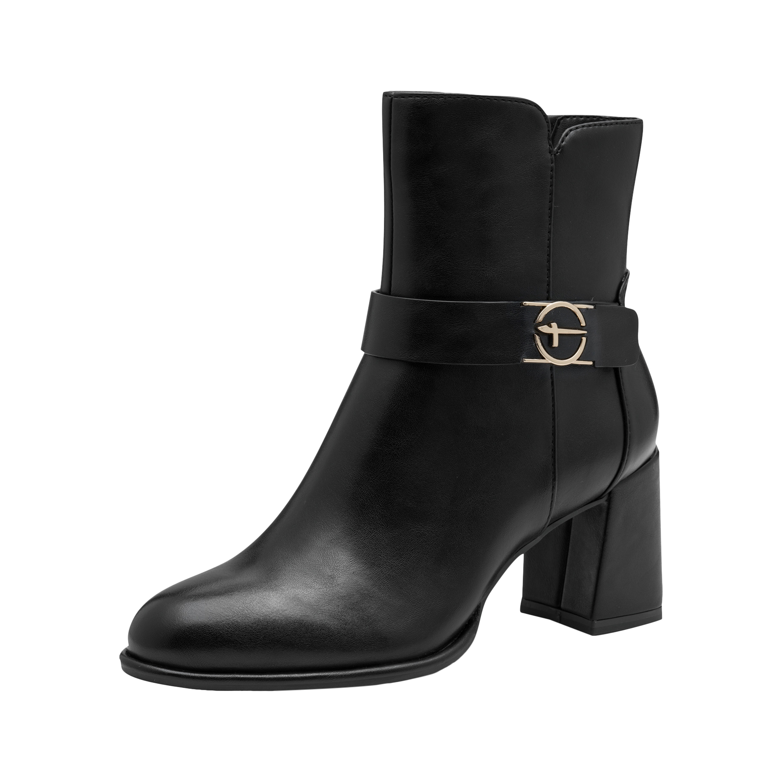 Zip-up ankle boots TAMARIS Black
