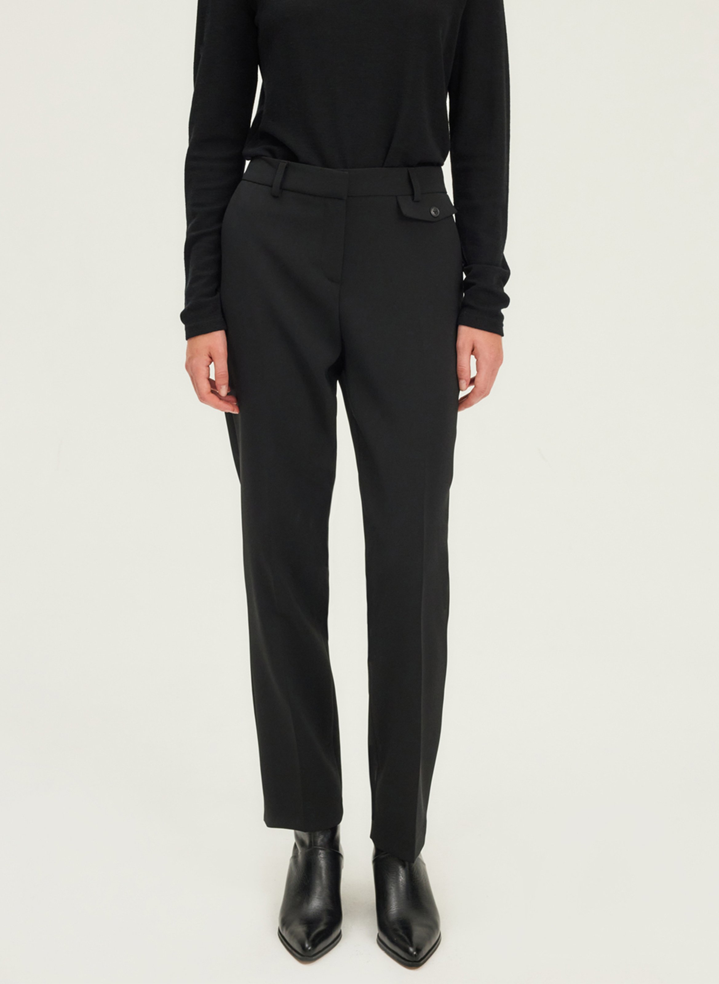 Pantalon droit PABLO Noir