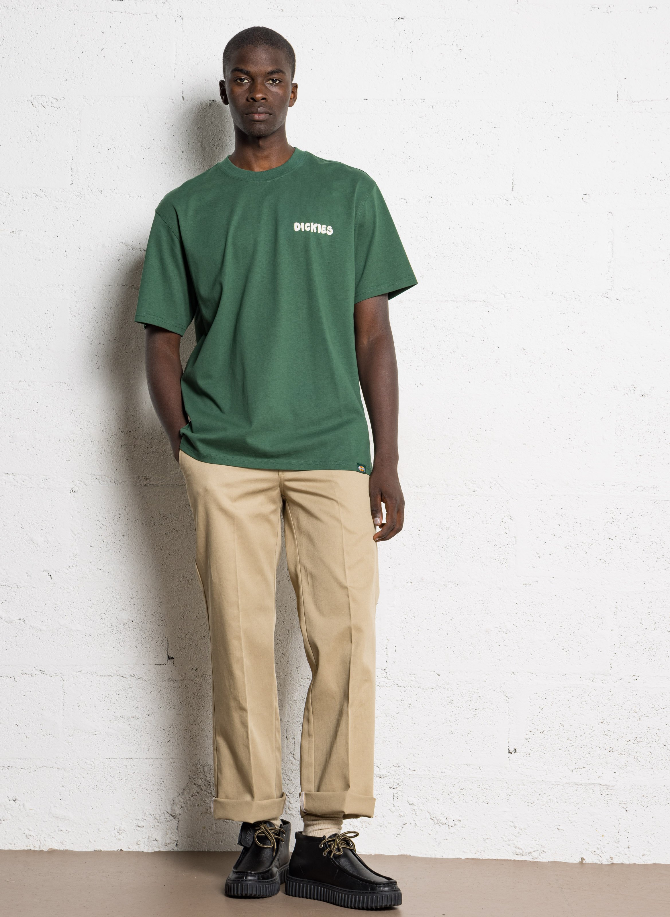 Recht, katoenen T-shirt DICKIES Groen