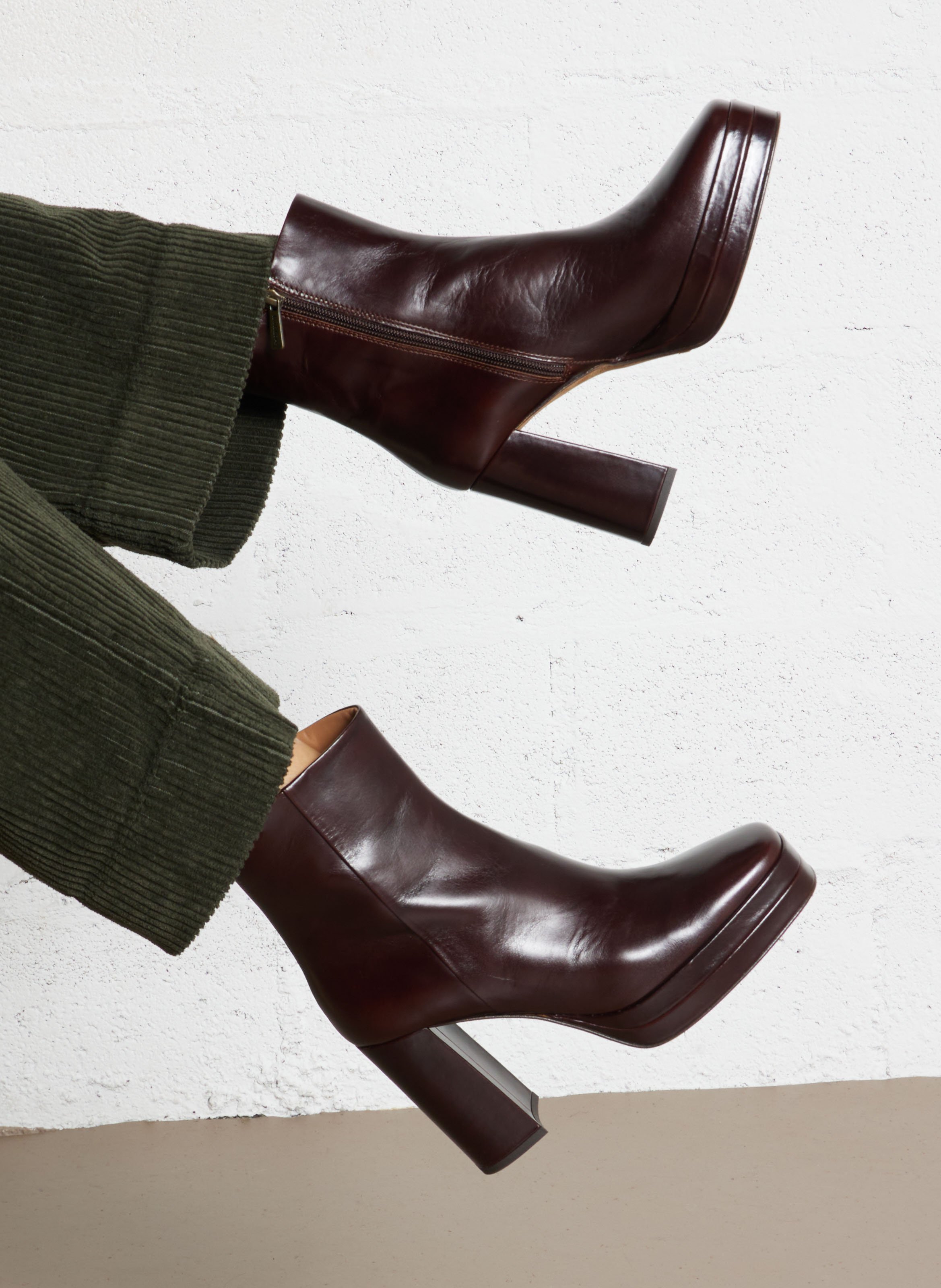 Bottines en cuir BOBBIES Marron