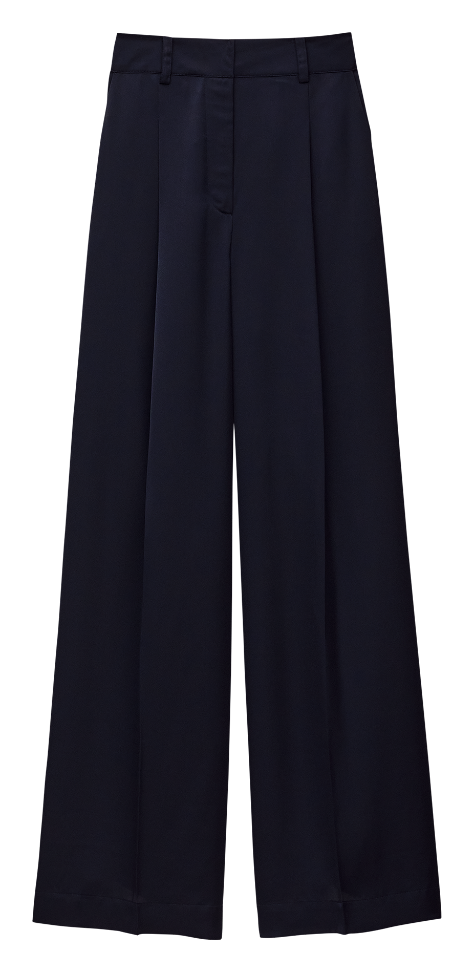 Pantalon large satiné BA&SH Bleu