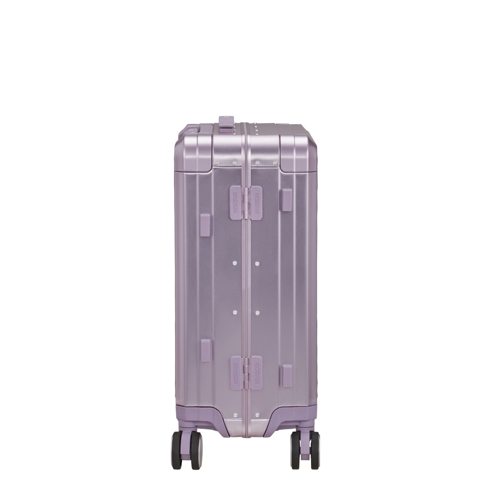 Aluminum suitcase with 4 wheels size S AMERICAN TOURISTER Purple